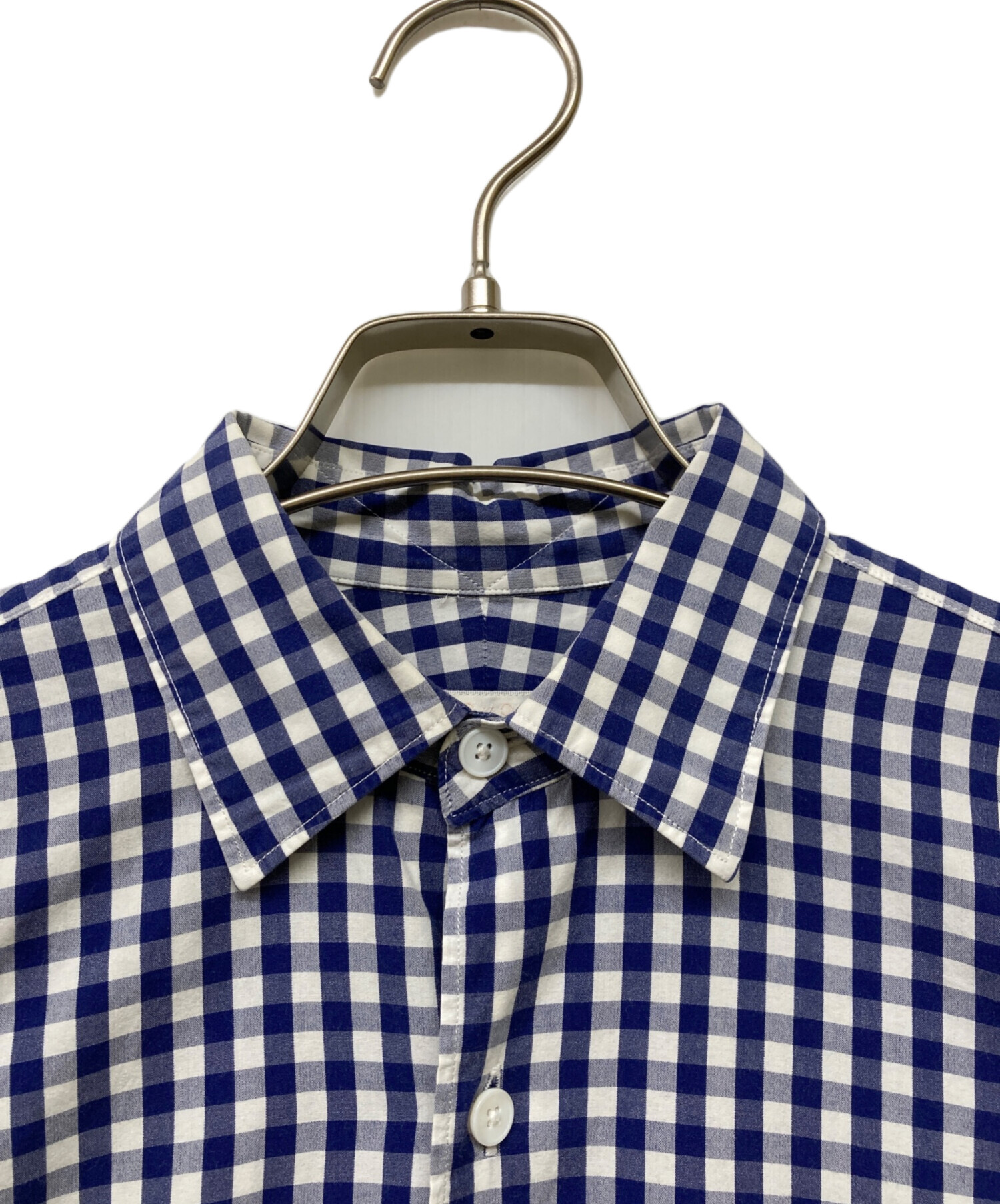 希少 美品 サイズ1 ギンガムチェック コモリシャツ COMOLI 中古・古着通販】COMOLI (コモリ) ギンガムチェックコモリシャツ