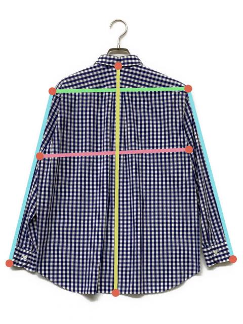 中古・古着通販】COMOLI (コモリ) ギンガムチェックコモリシャツ