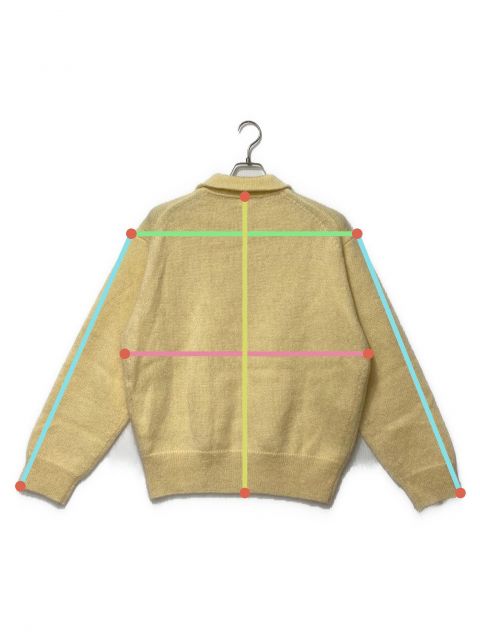 中古・古着通販】MEIAS (メイアス) SUPER KID MOHAIR HALF ZIP PULL
