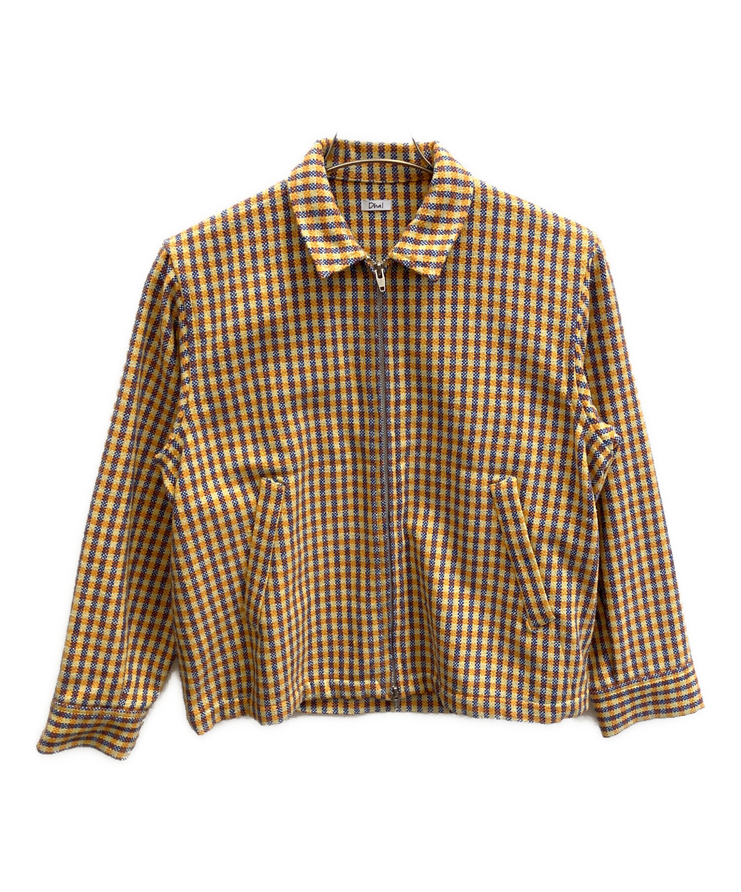 美品 dhal チェックシャツ ダル 中古・古着通販】Dhal (ダル) Silk Check Drizzler マルチカラー