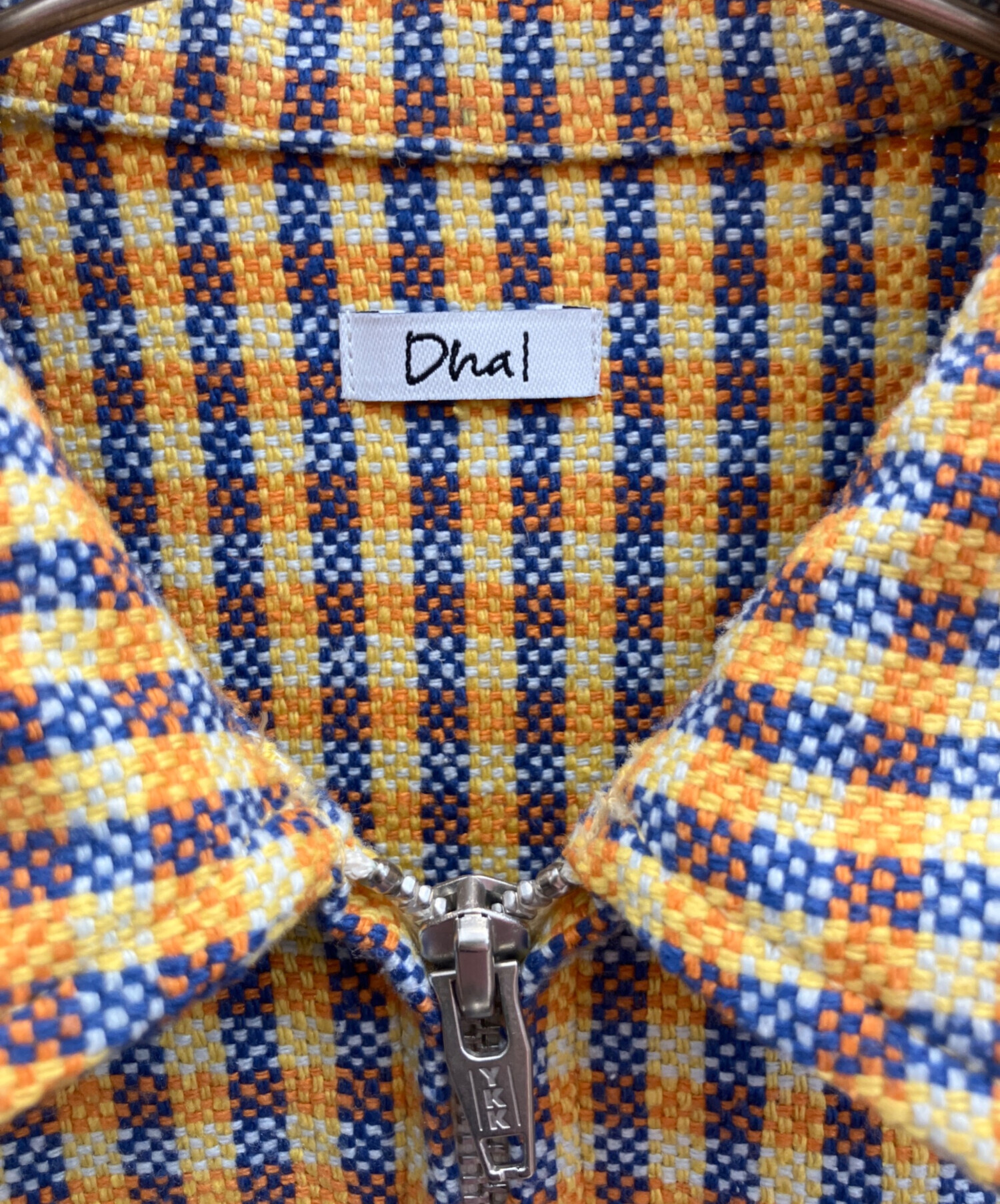 中古・古着通販】Dhal (ダル) Silk Check Drizzler マルチカラー