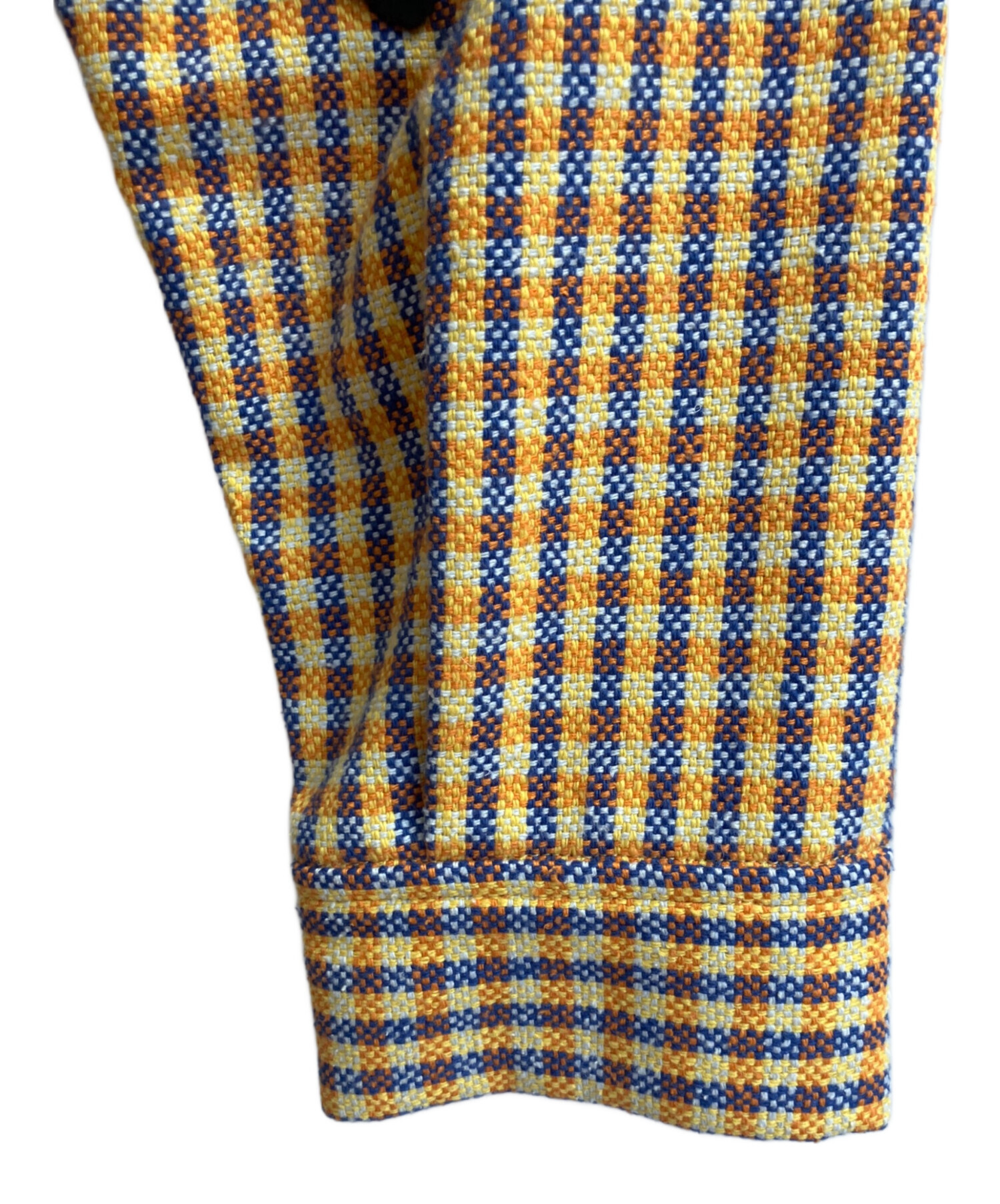 中古・古着通販】Dhal (ダル) Silk Check Drizzler マルチカラー