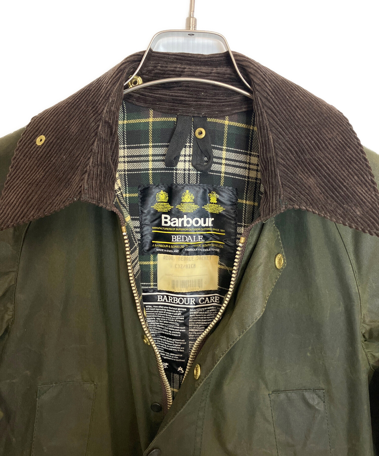 中古・古着通販】Barbour (バブアー) オイルドビデイルジャケット 