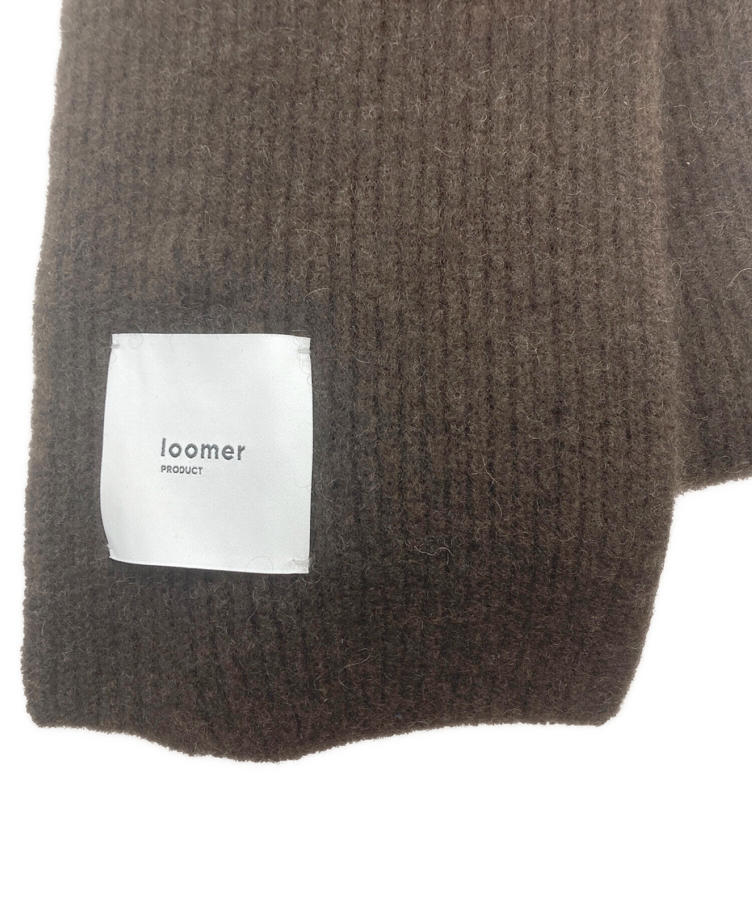 中古・古着通販】loomer (ルーマー) マフラー ブラウン｜ブランド
