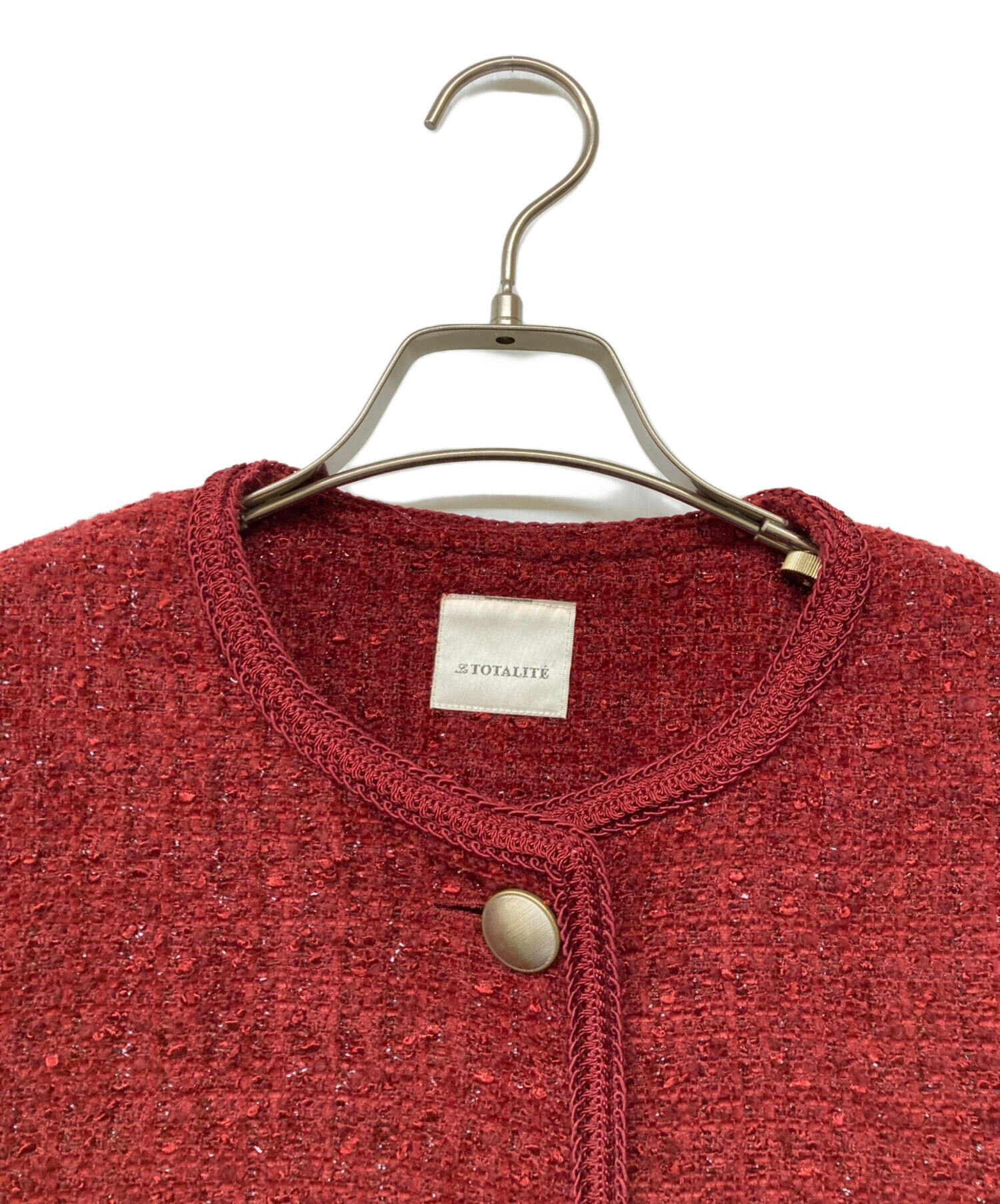 中古・古着通販】La TOTALITE (ラ ト―タリテ) 24AW ラメツイードノー