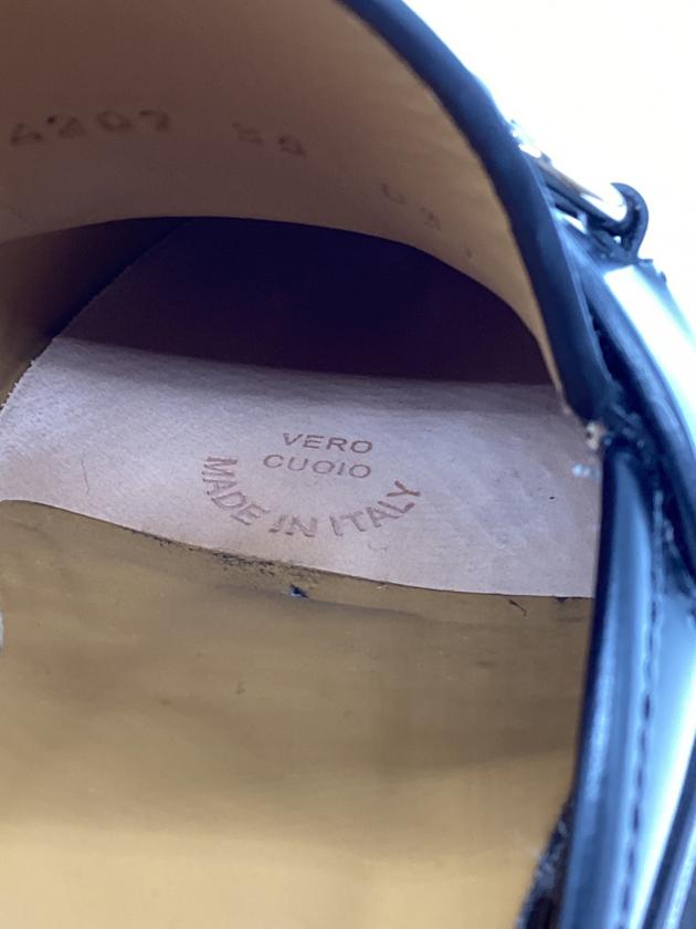 中古・古着通販】GUCCI (グッチ) ホースビットレザーミュール ブラック