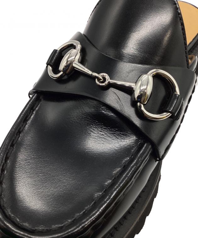 中古・古着通販】GUCCI (グッチ) ホースビットレザーミュール