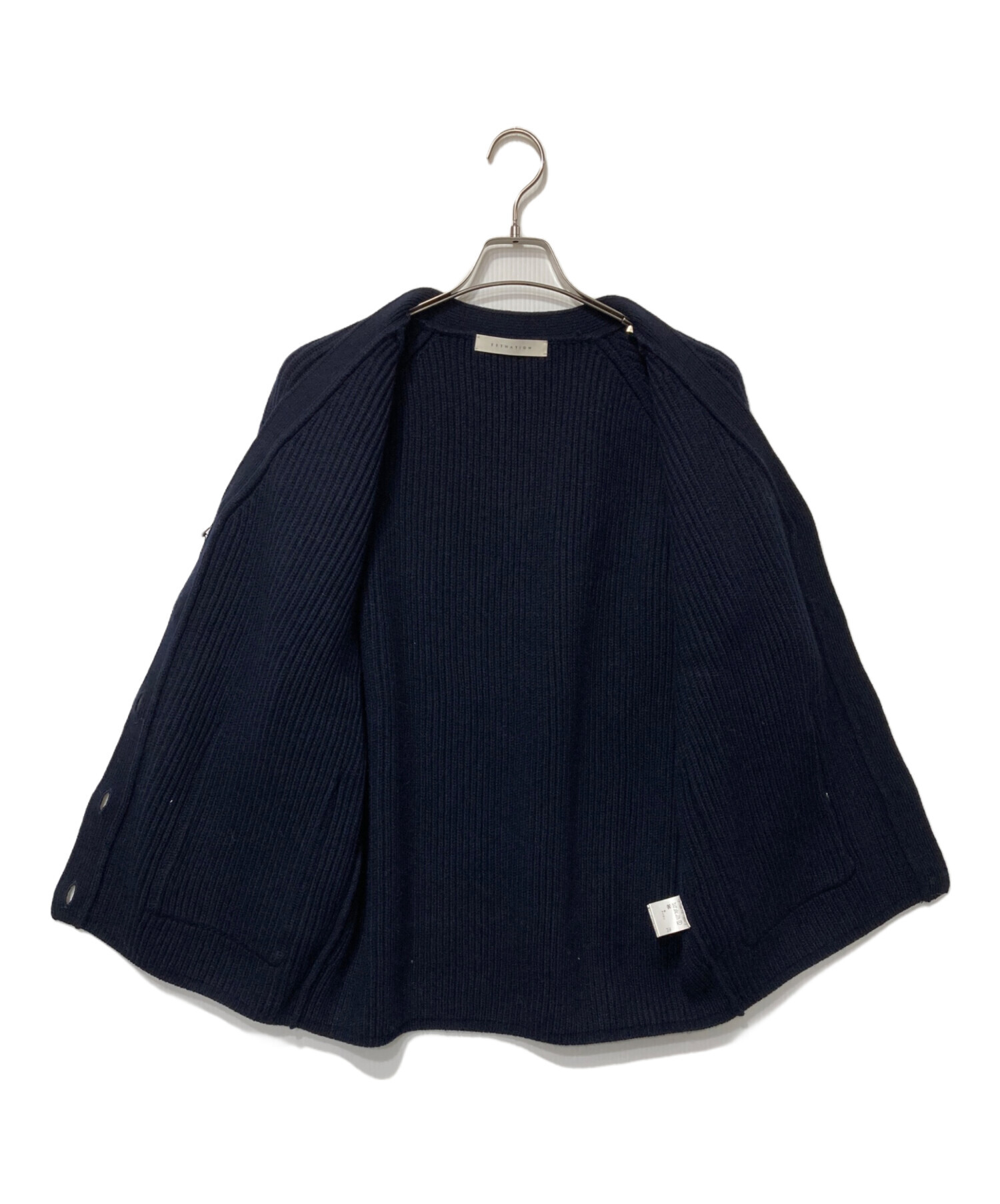 中古・古着通販】ESTNATION (エストネーション) 畦Vネックカーディガン