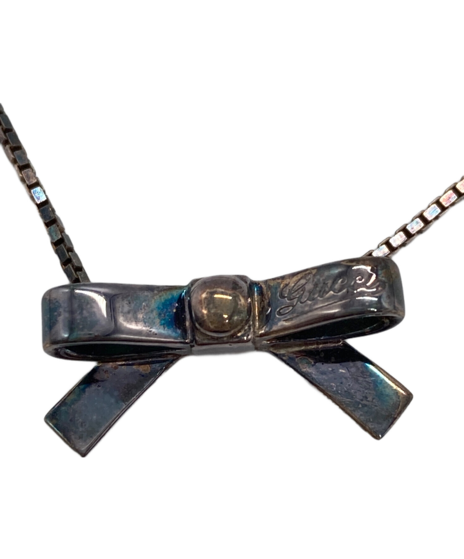 中古・古着通販】GUCCI (グッチ) リボンモチーフブレスレット