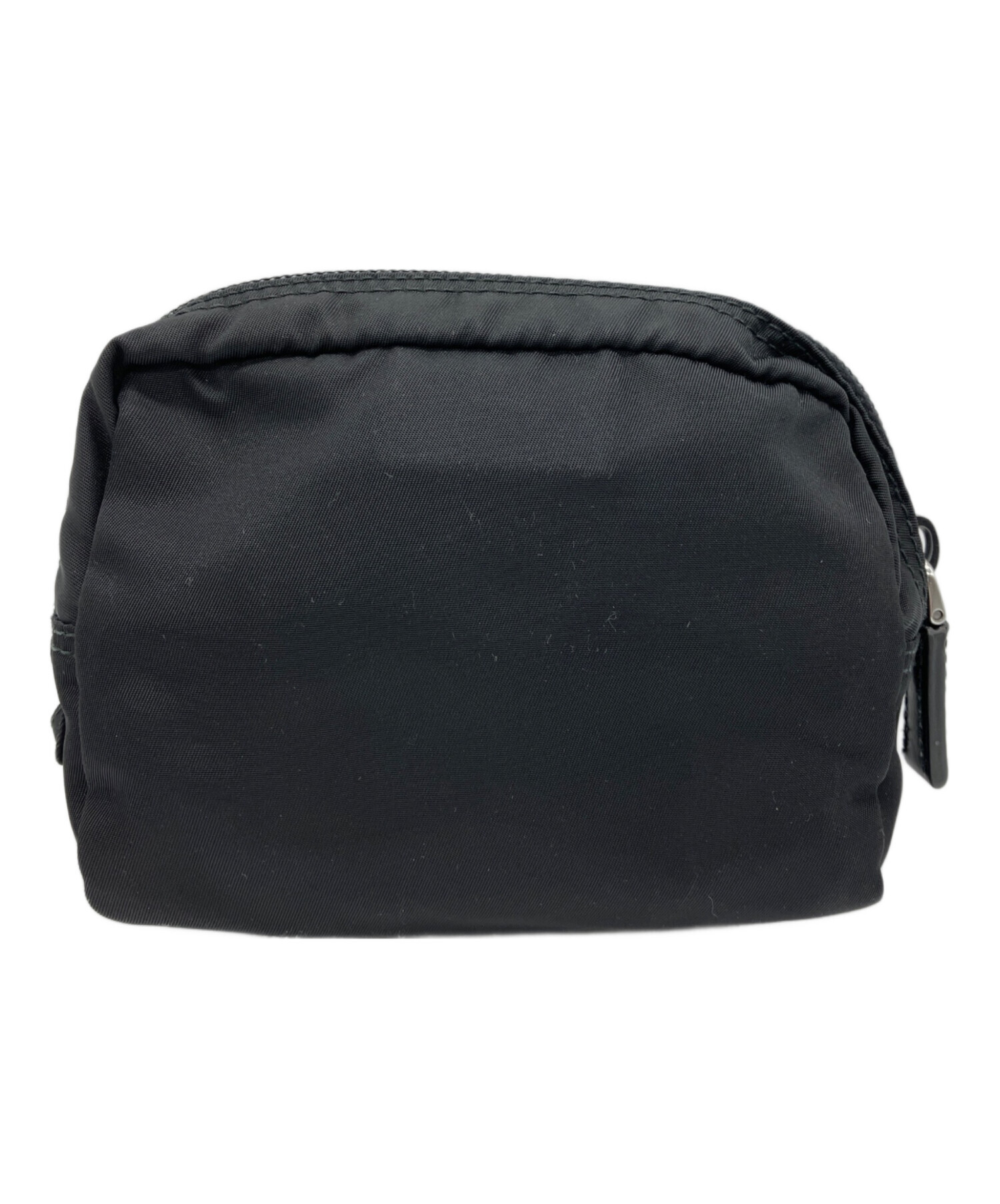 未使用品✨プラダ　化粧ポーチ　コスメポーチ　ブラック　黒 中古・古着通販】PRADA (プラダ) ナイロンコスメポーチ ブラック