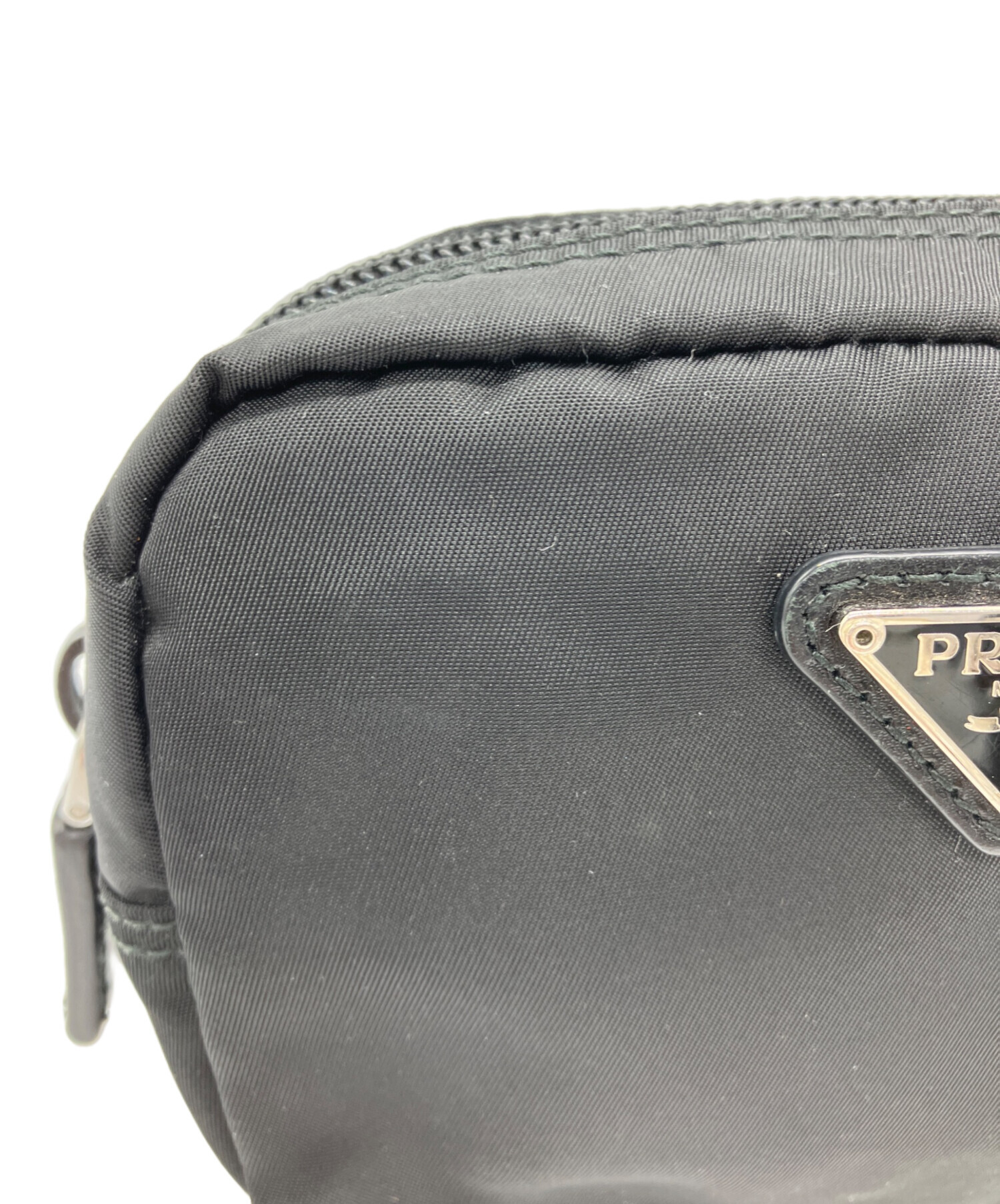 中古・古着通販】PRADA (プラダ) コスメポーチ ブラック｜ブランド