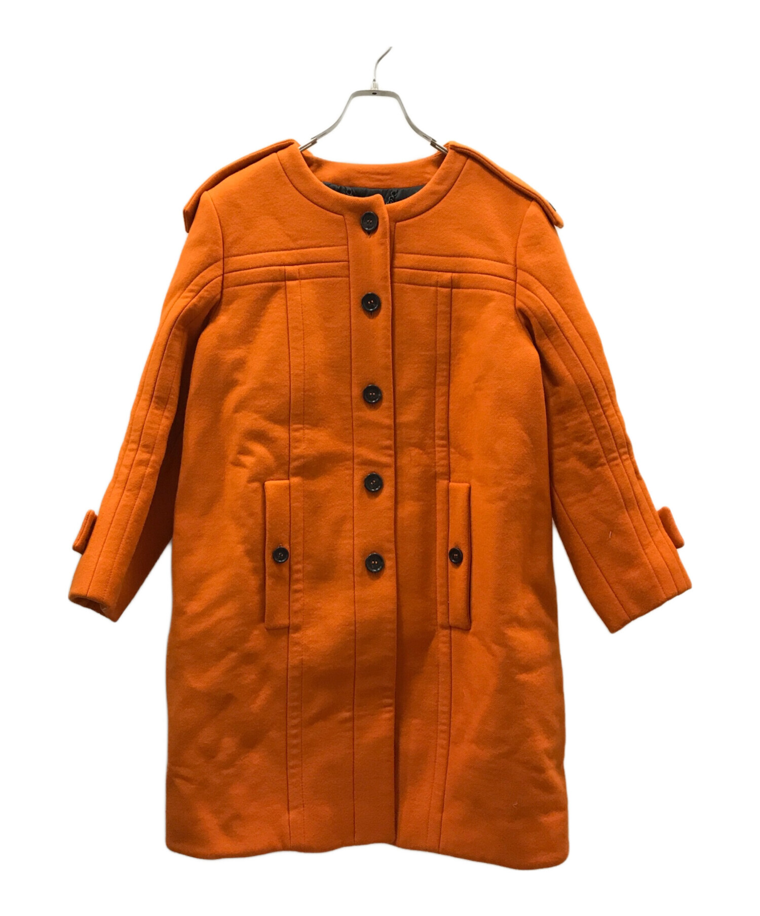 中古・古着通販】BURBERRY (バーバリー) 裏キルトノーカラーコート