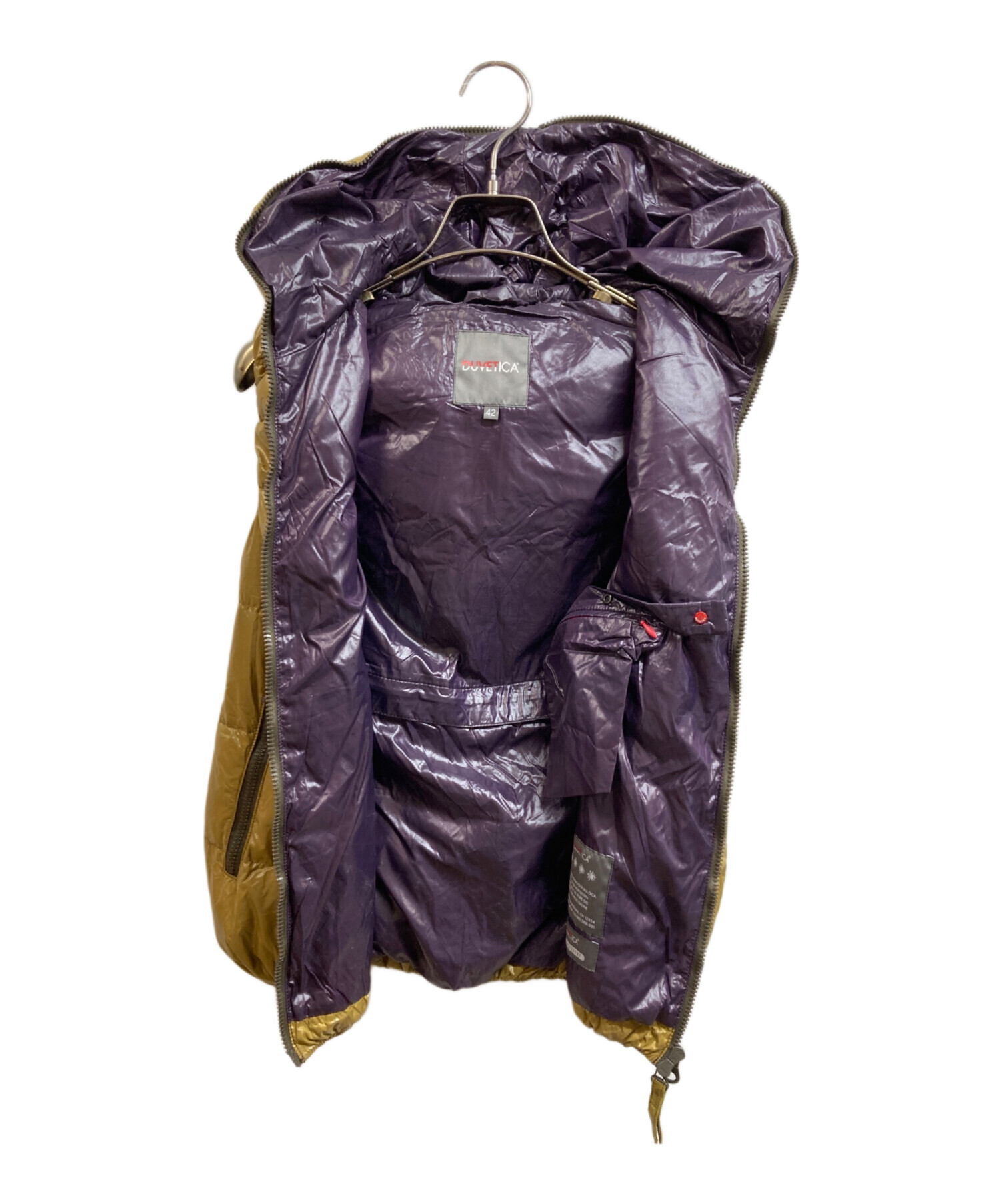 【新品未使用】デュベティカ フェべ ダウンベスト 42 Gカードタグ付 デュベティカ ダウンベスト アウター メンズ リカオン フード付き ムゴ