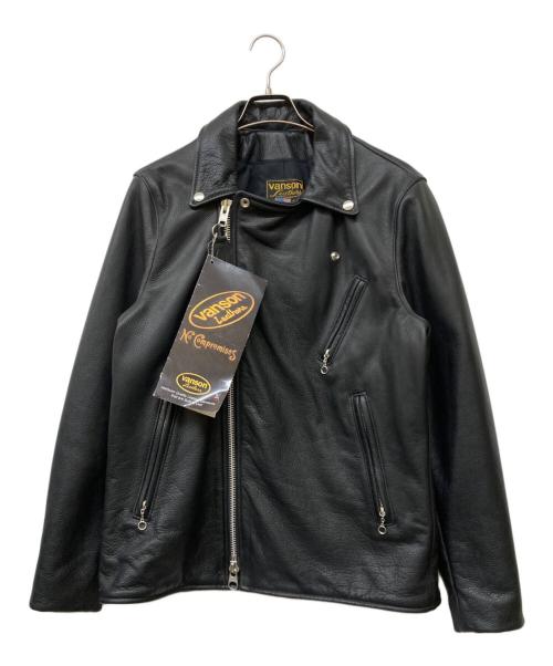 中古・古着通販】VANSON (バンソン) DOUBLE RIDERS JACKET ブラック