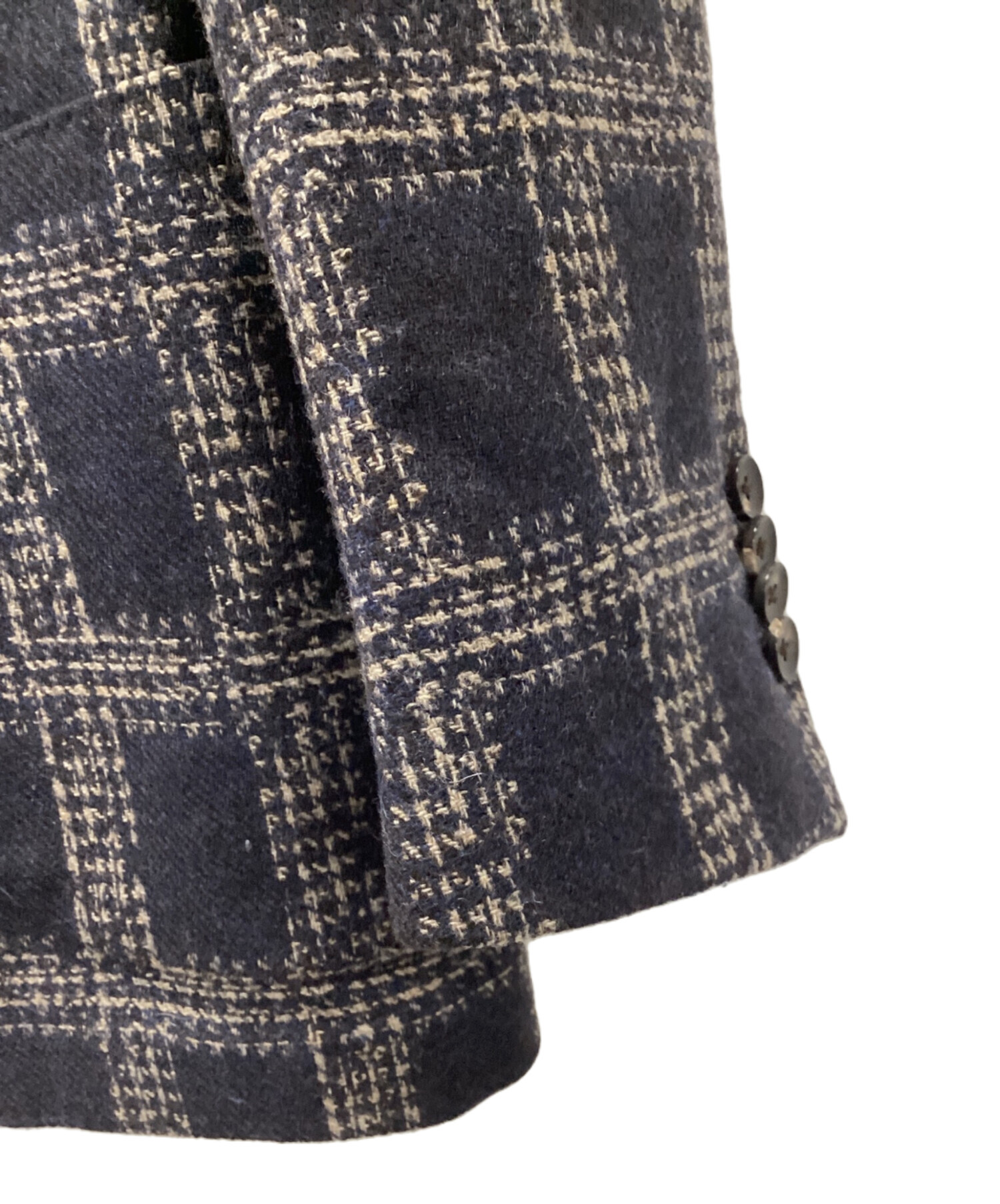 ラルディーニ テーラードジャケット グレー 46サイズ 千鳥格子