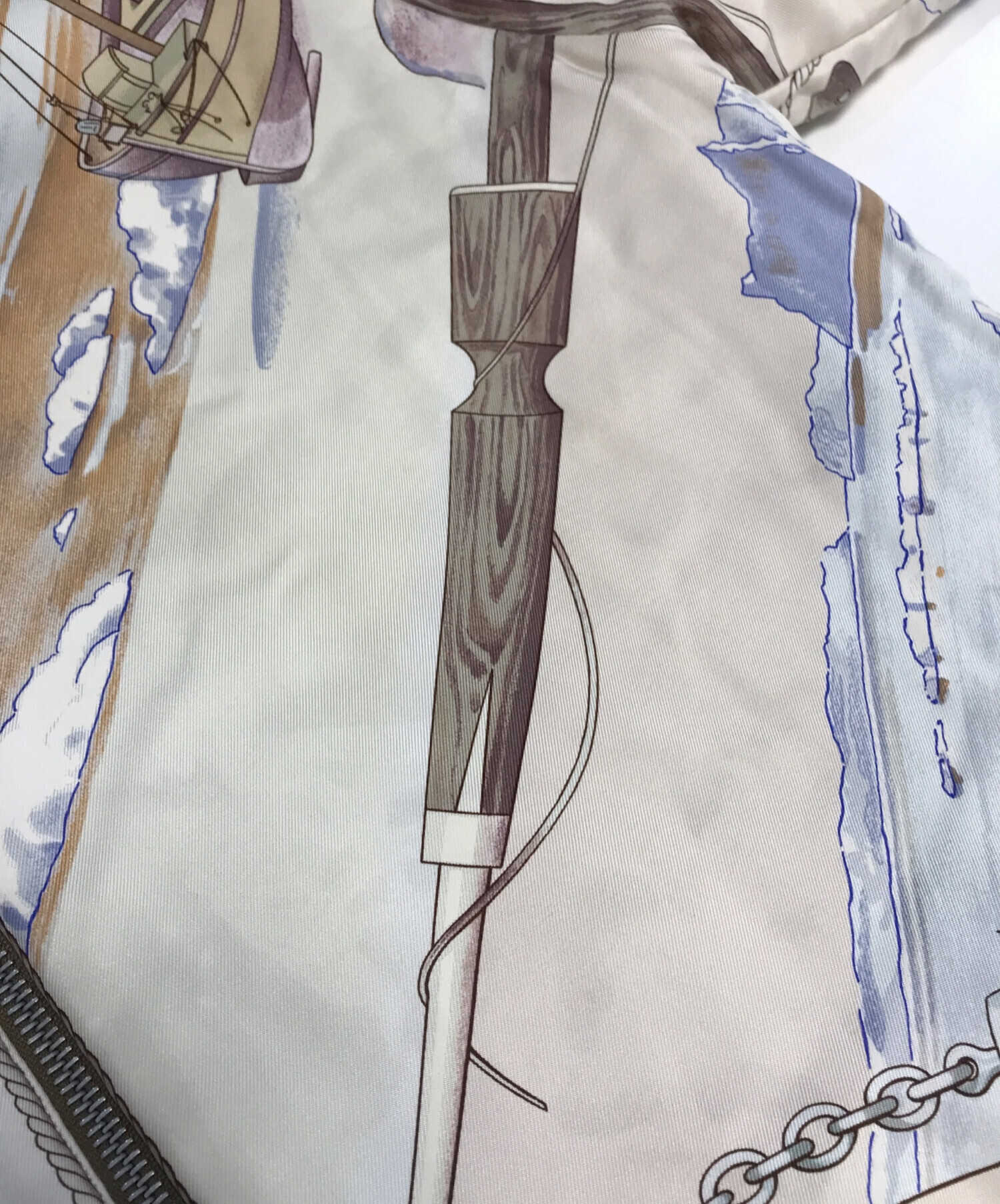 中古・古着通販】HERMES (エルメス) カシミヤシルク リバーシブル