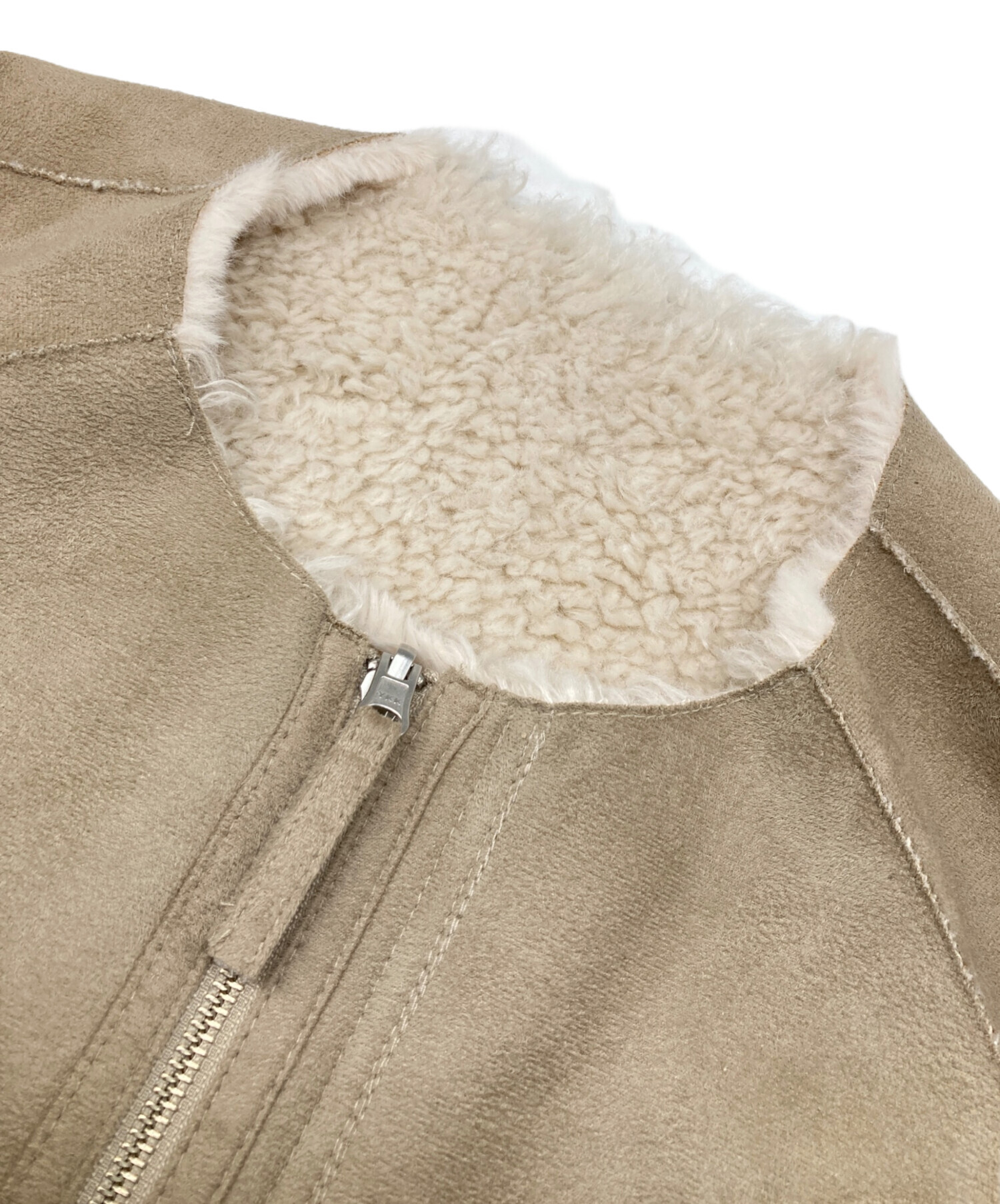 中古・古着通販】AMERI (アメリ) REVERSIBLE TWIN BOA COAT ベージュ