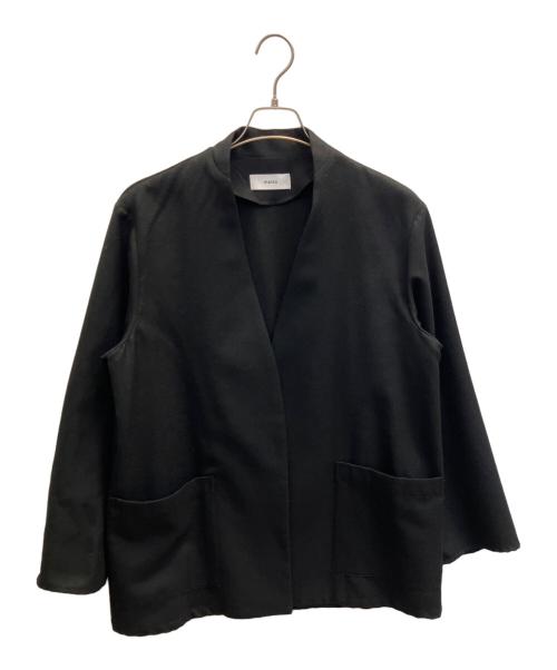 中古・古着通販】MARKA (マーカ) LAPELLESS SHIRT JACKET ブラック