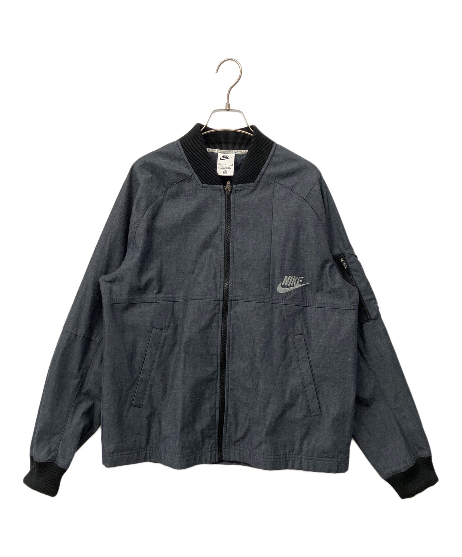 中古・古着通販】NIKE (ナイキ) ボンバージャケット グレー サイズ:M 
