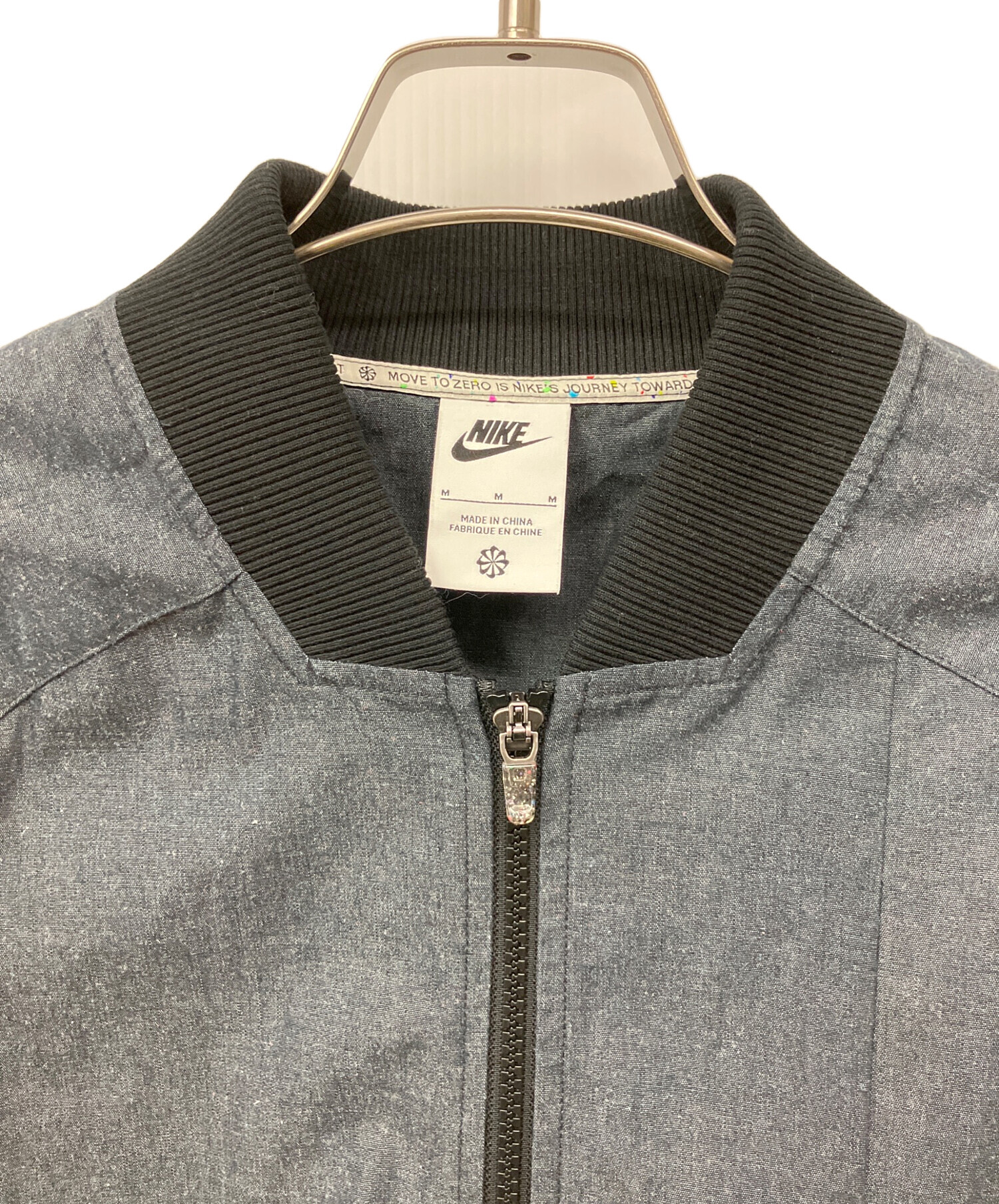 中古・古着通販】NIKE (ナイキ) ボンバージャケット グレー サイズ:M 