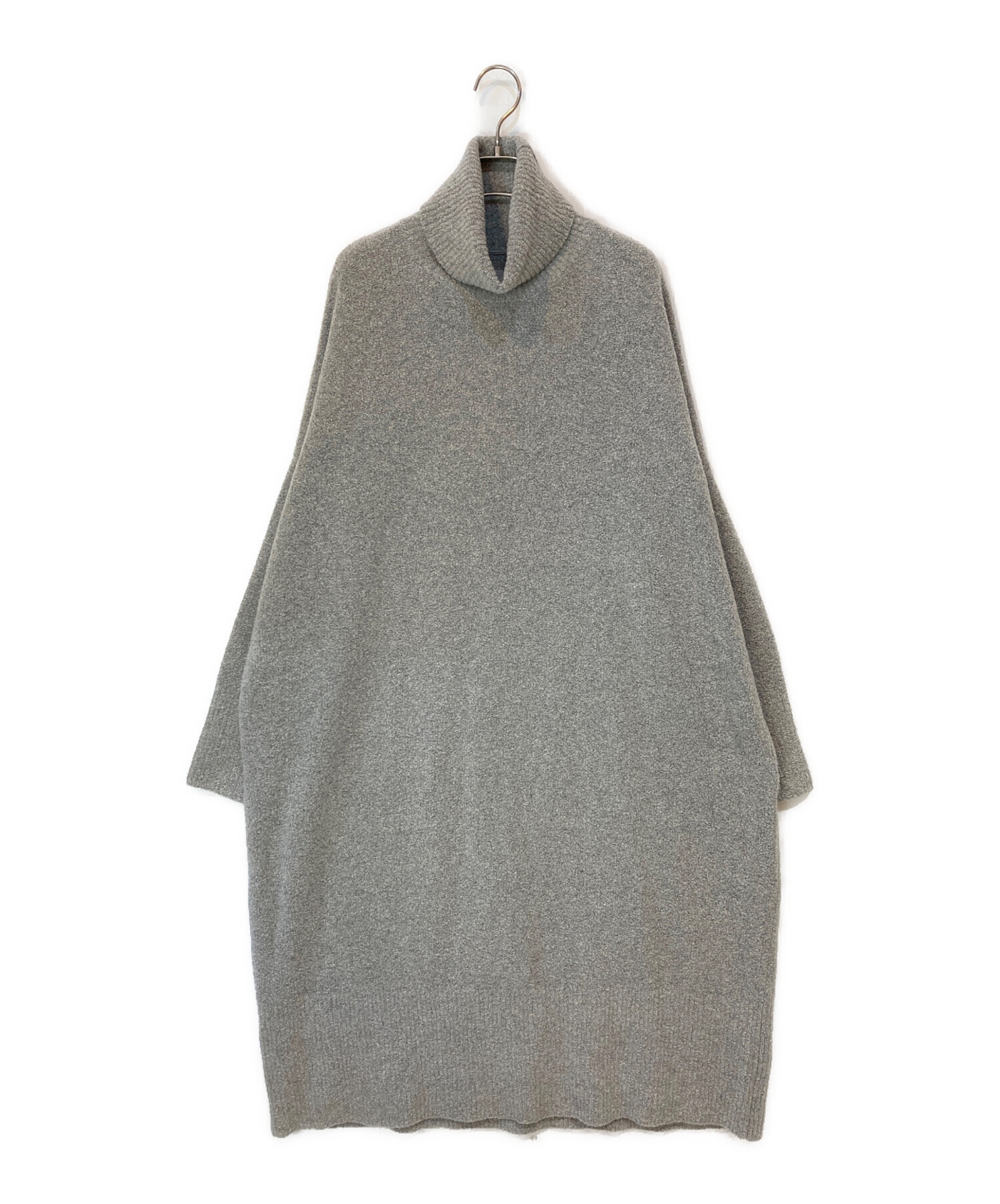 正規品　カレンソロジー　グレー ワンピース 中古・古着通販】Curensology (カレンソロジー) ウールポアン