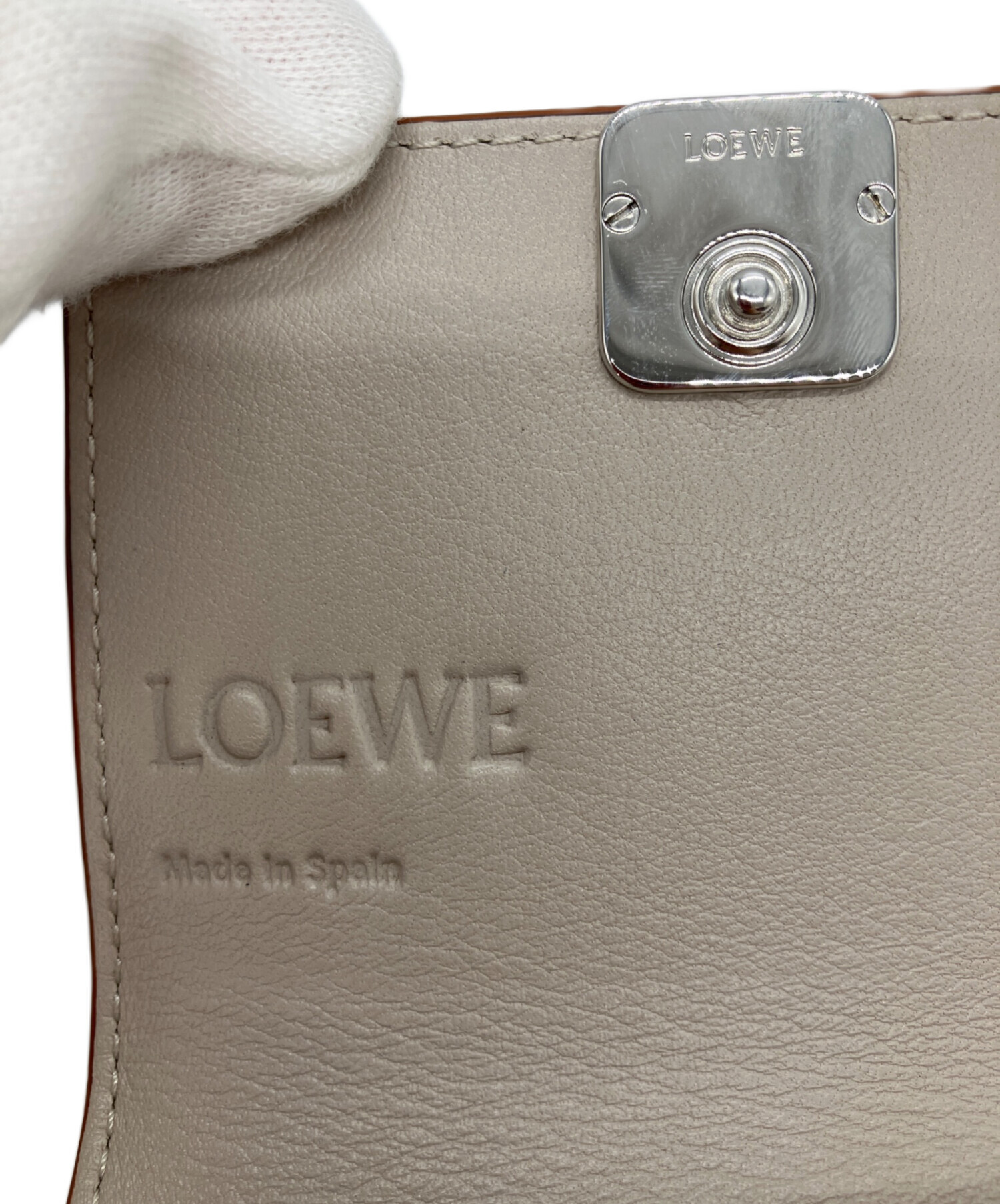 中古・古着通販】LOEWE (ロエベ) アナグラム スクエア コインカード