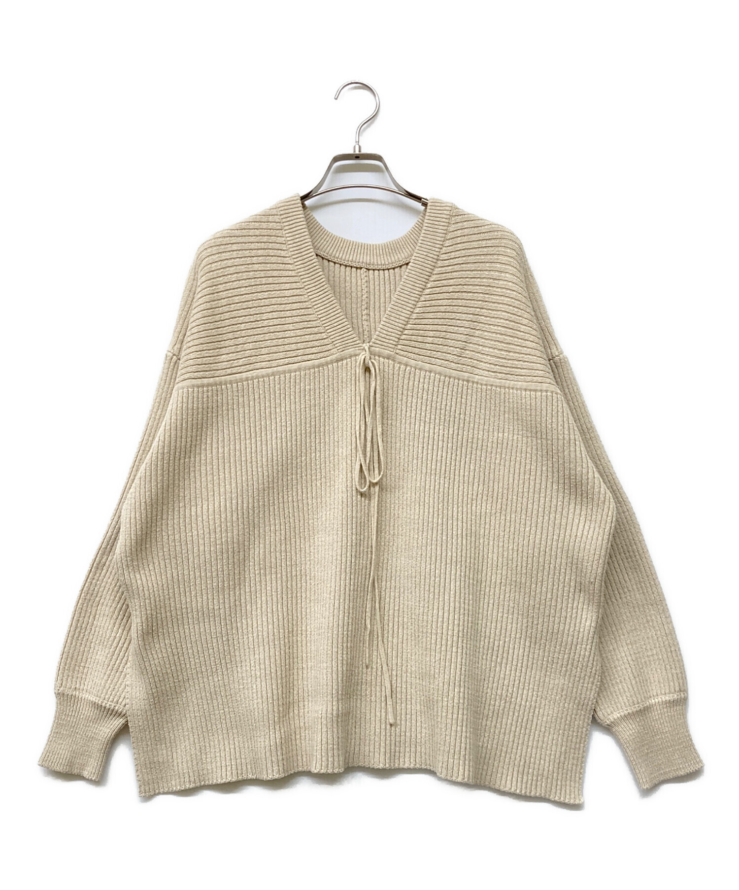 CLANE MIX STRING KNIT タグあり 正規品 中古・古着通販】CLANE (クラネ) 22SS MIX COLOR STRING WIDE KNIT