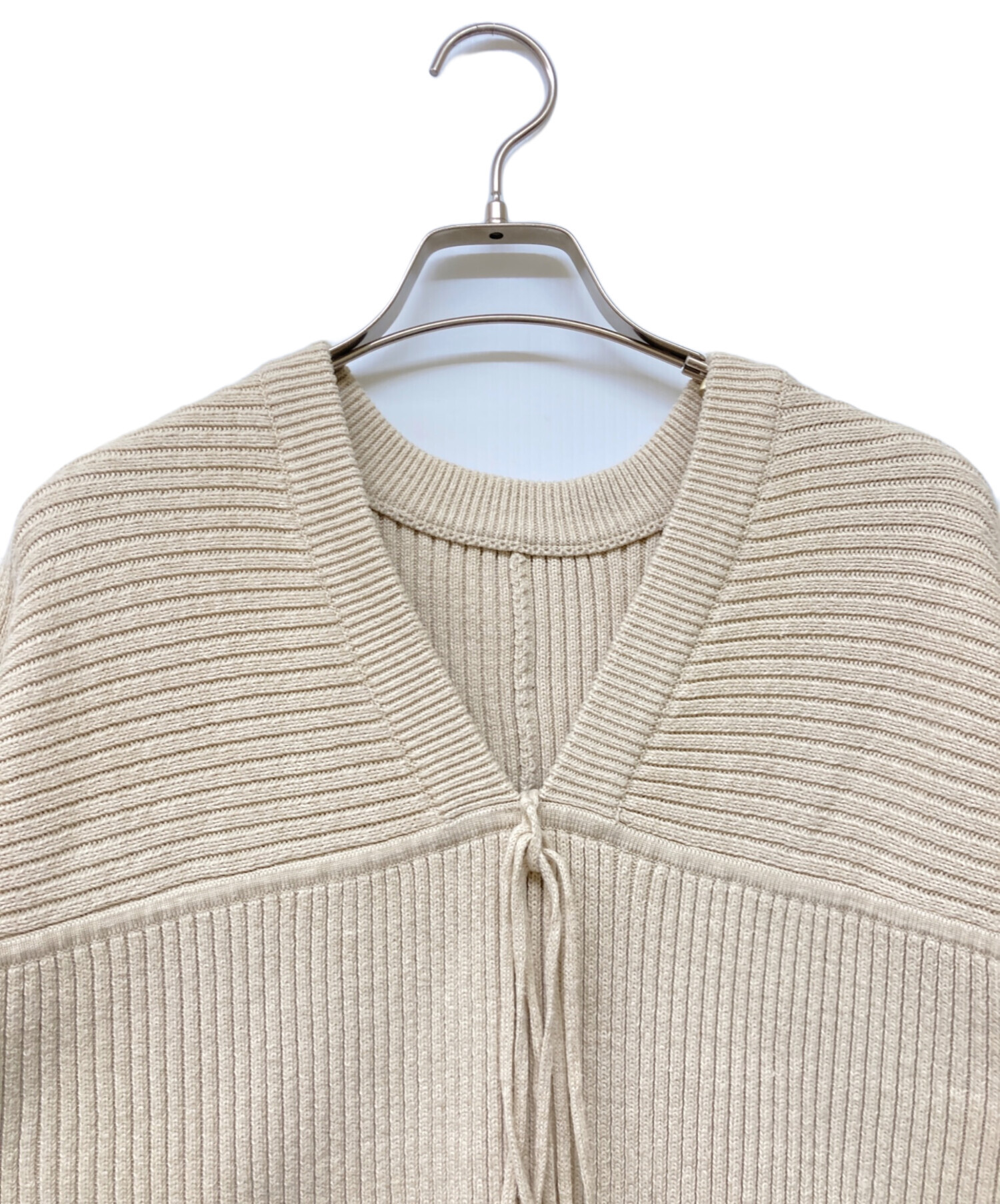 中古・古着通販】CLANE (クラネ) 22SS MIX COLOR STRING WIDE KNIT