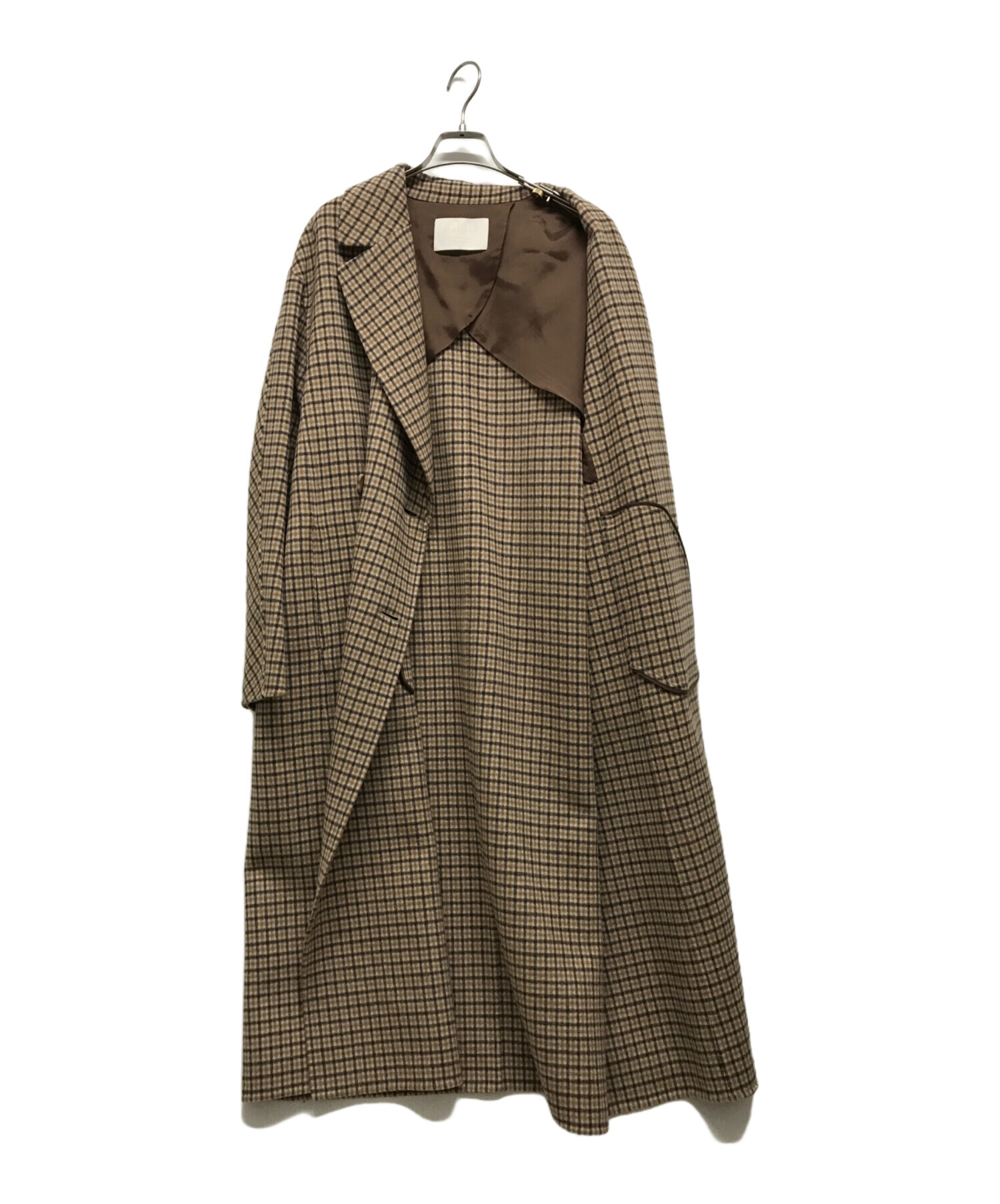 Ballsey コート オレンジ ベルト付きロングコート