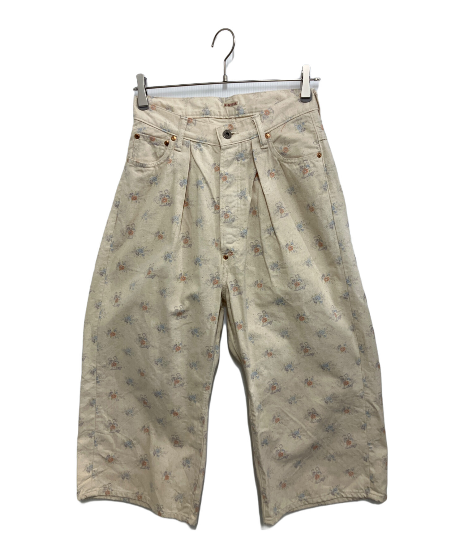 中古・古着通販】KAPITAL (キャピタル) フワラープリントデニムパンツ