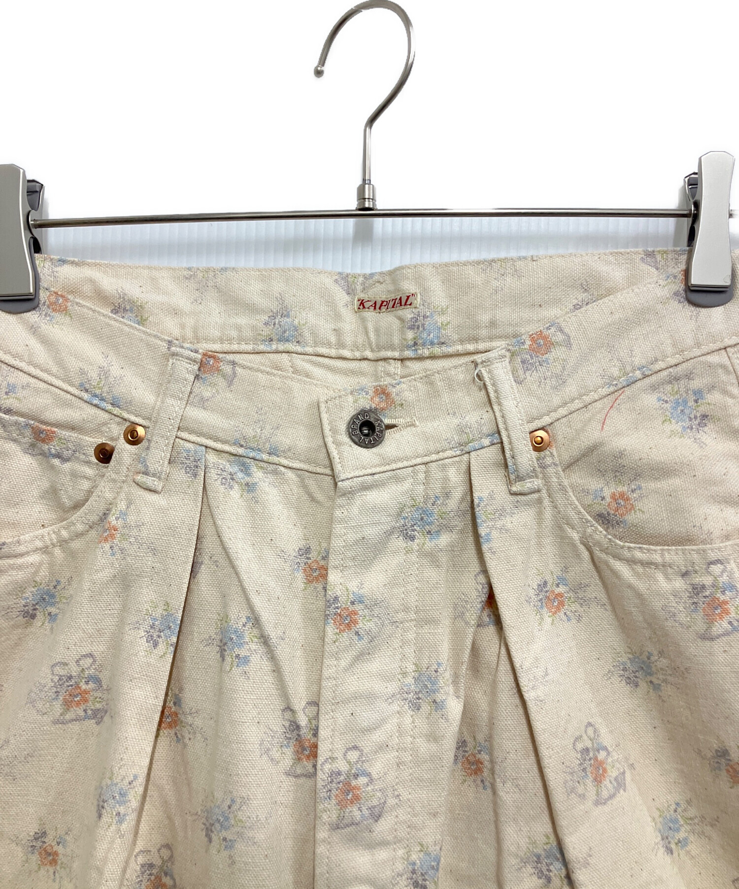 中古・古着通販】KAPITAL (キャピタル) フワラープリントデニムパンツ