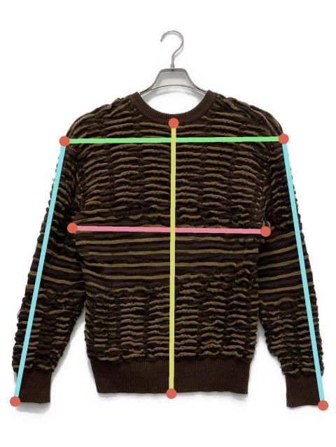 中古・古着通販】ISSEY MIYAKE (イッセイミヤケ) Vネック3Dニット