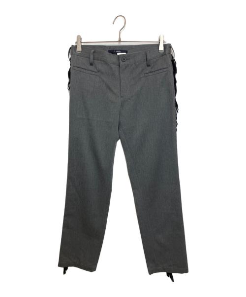 LIMI feu グレー ビスチェ S LIMI feu WOOL SQUARED HEM DRESS