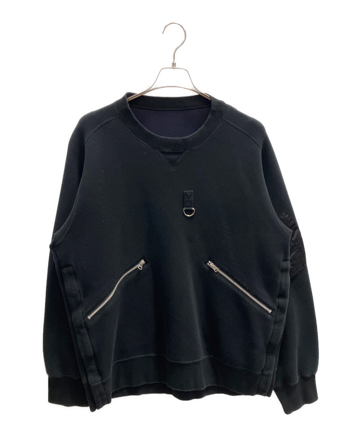 中古・古着通販】sacai (サカイ) Sponge Sweat Pullover ブラック