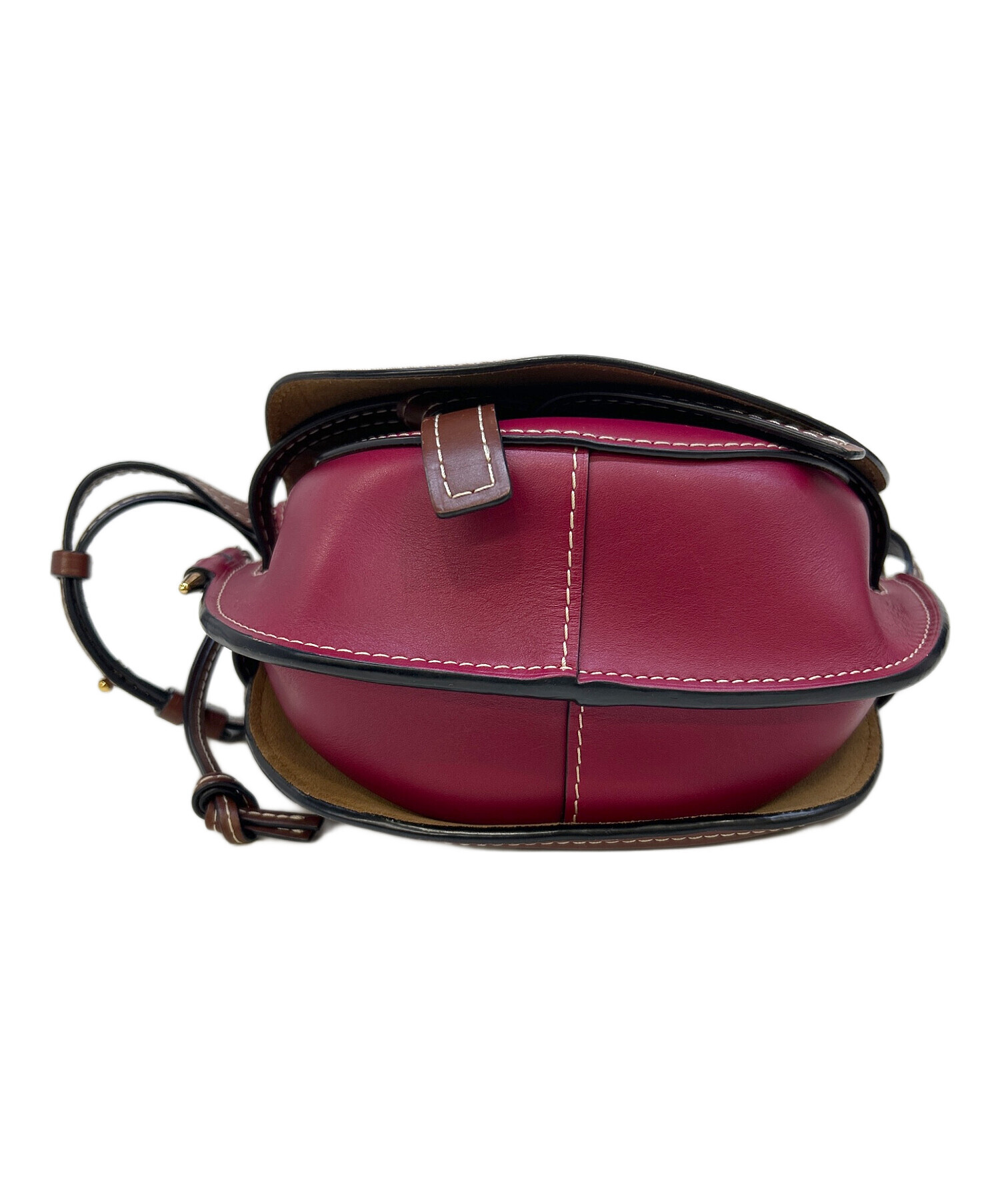 中古・古着通販】LOEWE (ロエベ) ゲートバッグスモール ボルドー