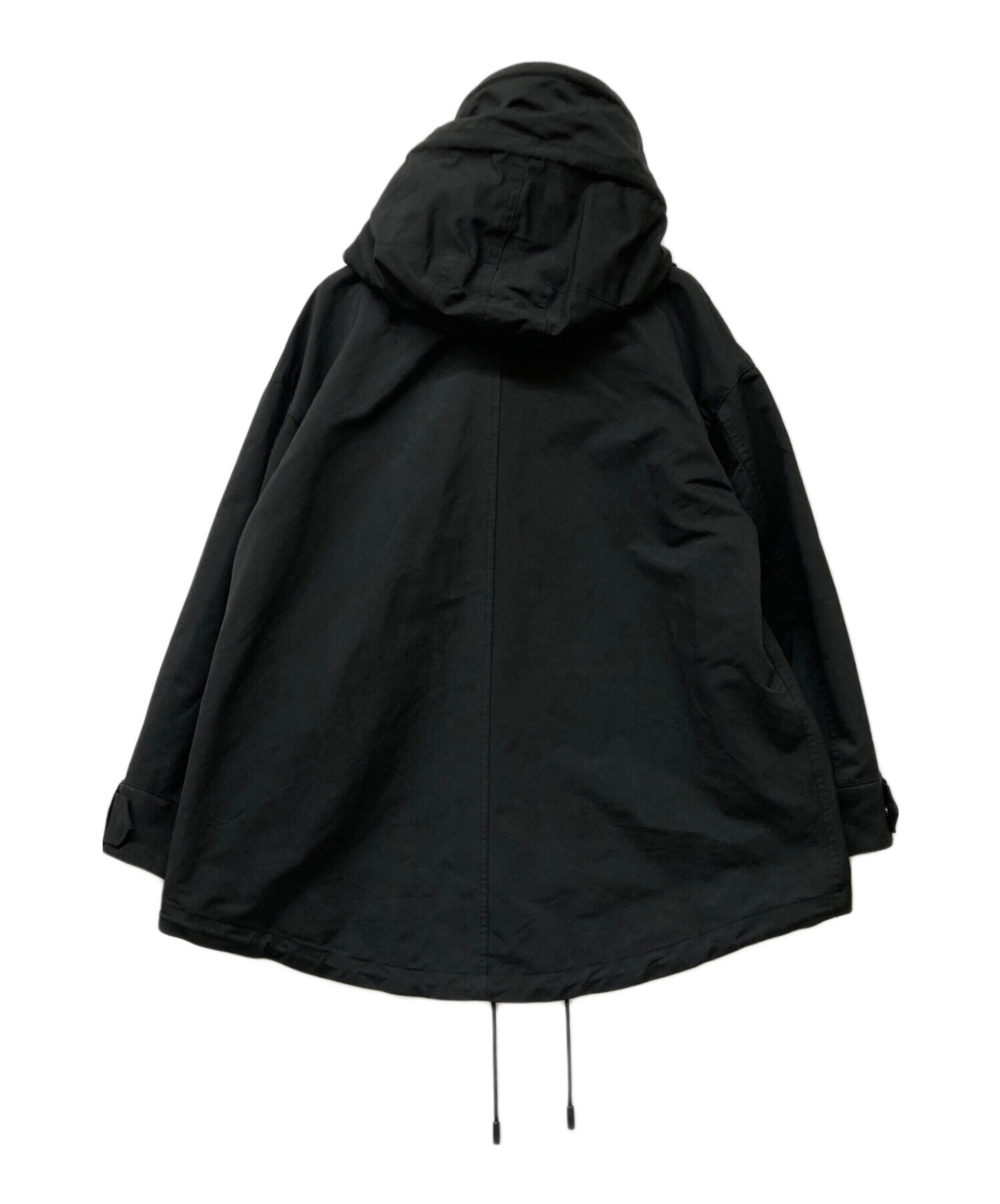 【美品】THE RERACS ショートモッズコート ブラック 中古・古着通販】THE RERACS (ザ リラクス) ショートモッズコート