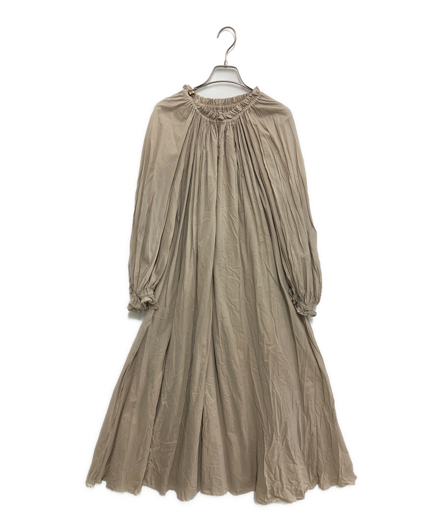 中古・古着通販】MARIHA (マリハ) 春の花のドレス ベージュ サイズ:36