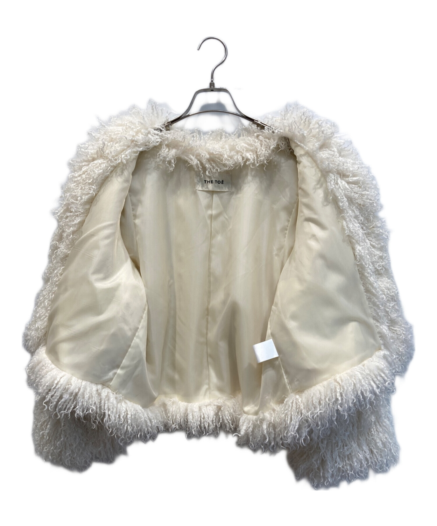 THE TOE フリース ロングコートwhite Size M White fur coat – THE TOÉ