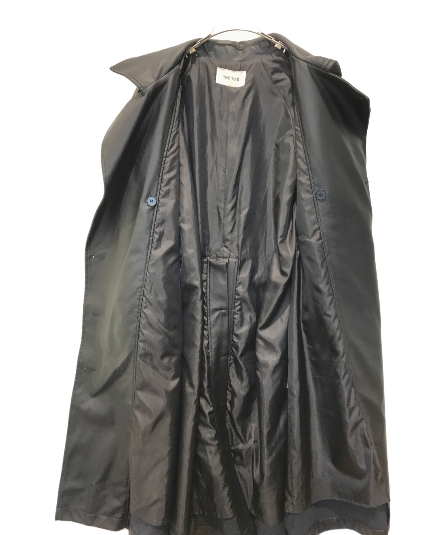 中古・古着通販】THE TOE (ザ・トゥー) AVIGNON TRENCH COAT ブラック
