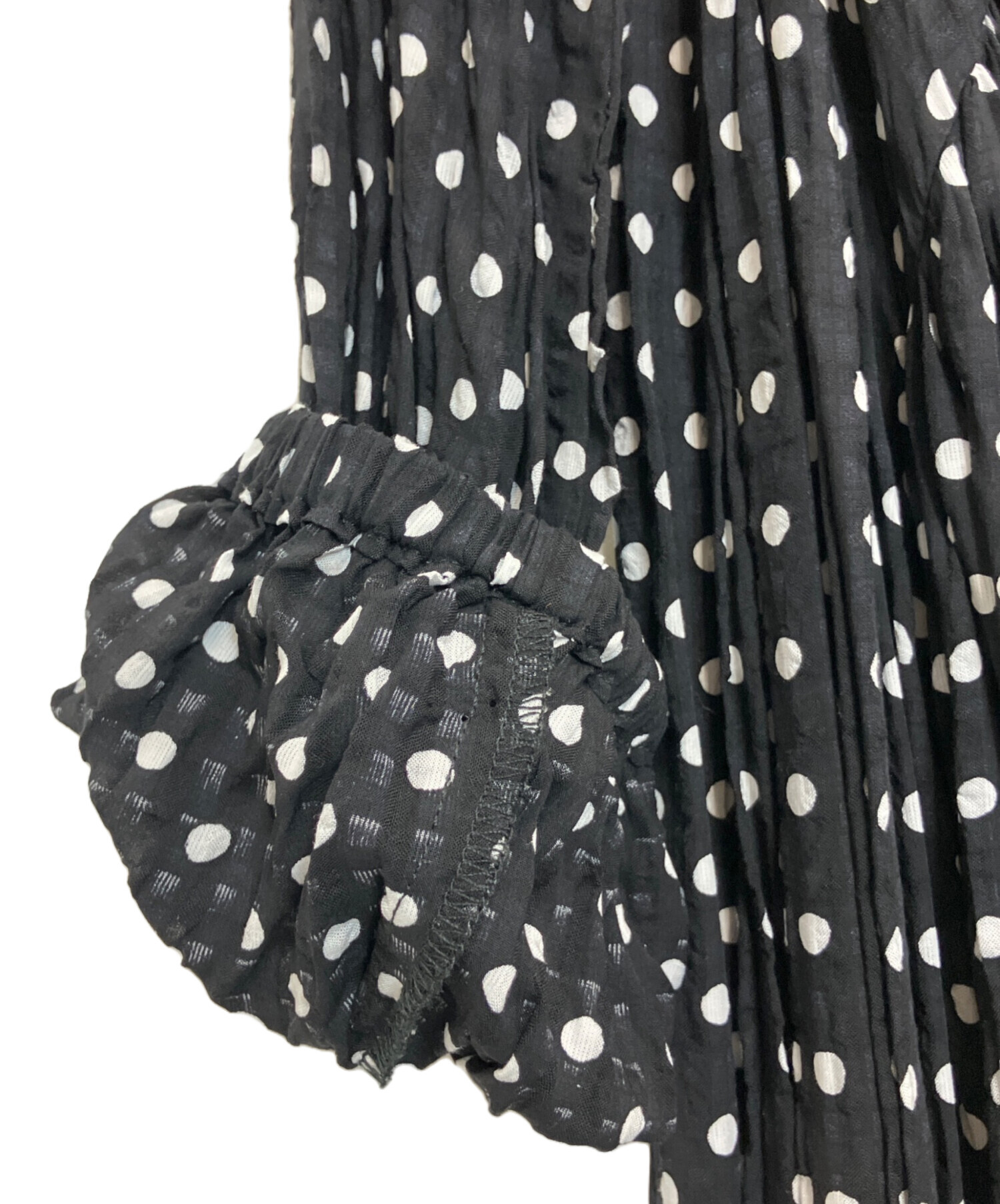 中古・古着通販】BEARDSLEY (ビアズリー) ドットギャザーワンピース