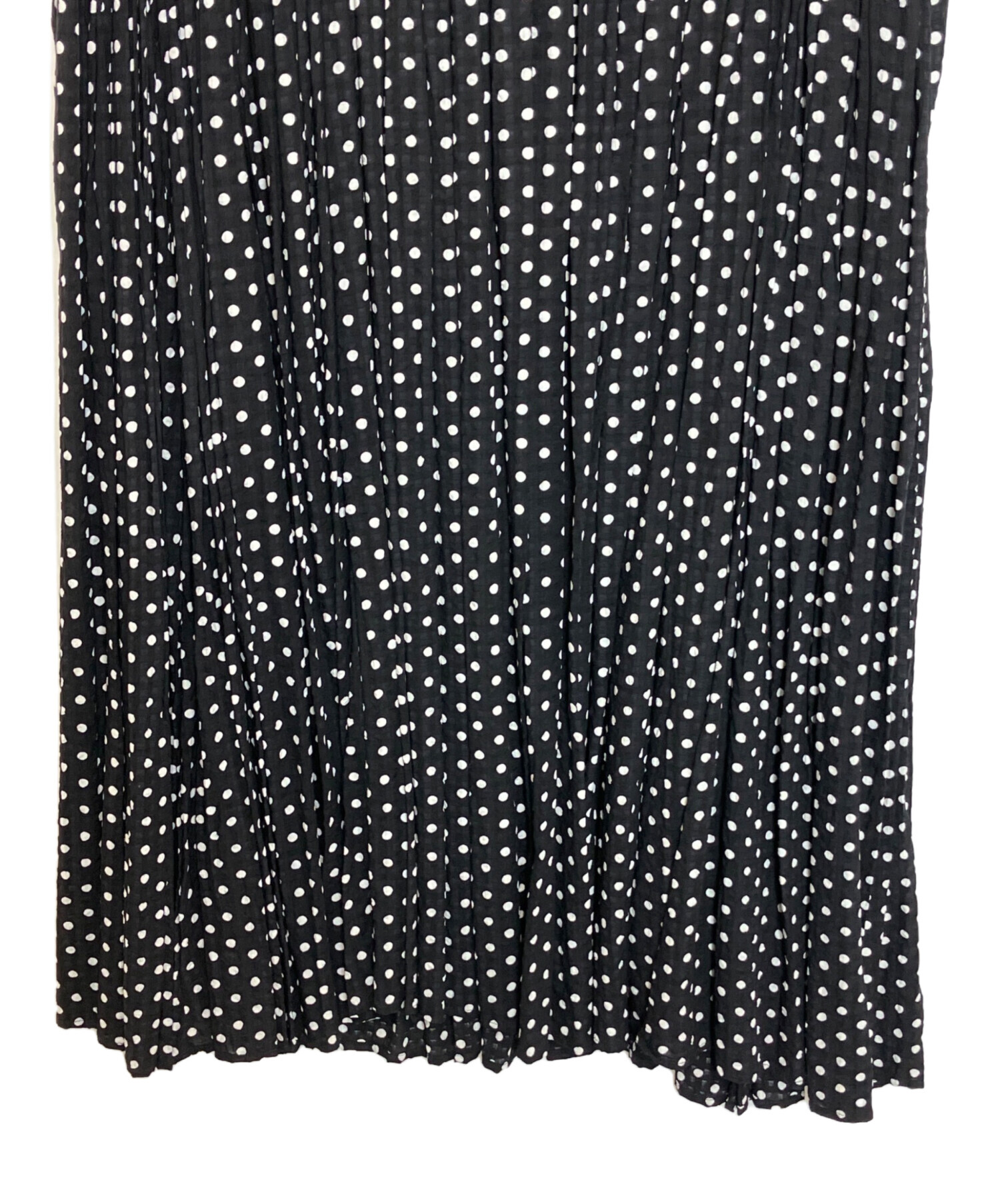 中古・古着通販】BEARDSLEY (ビアズリー) ドットギャザーワンピース