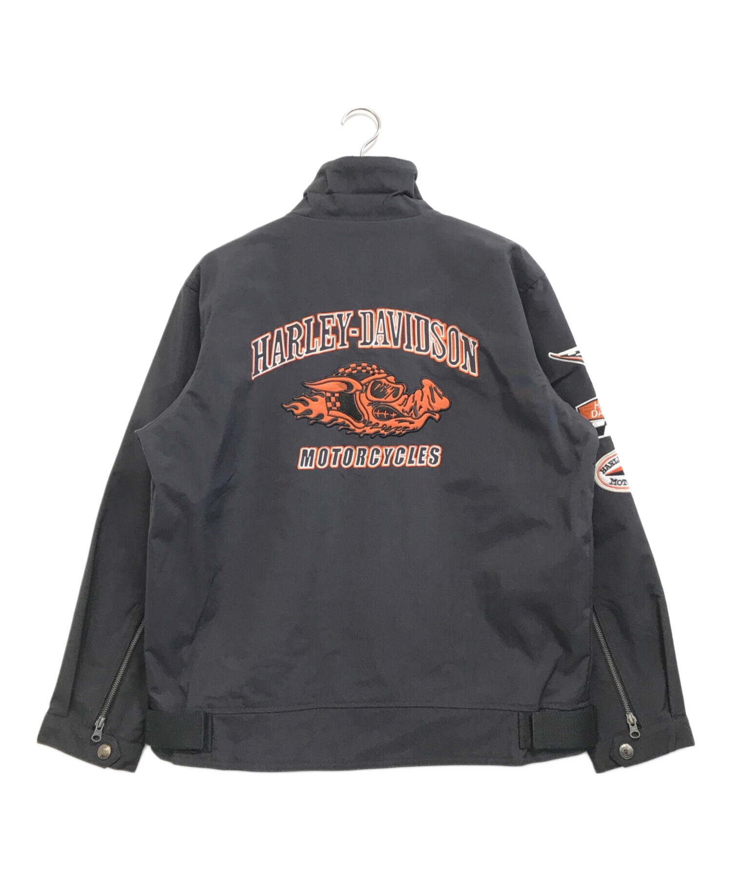 中古品【ハーレー】ハーレーダビットソン　ナイロンジャケット　Mサイズ　#772
