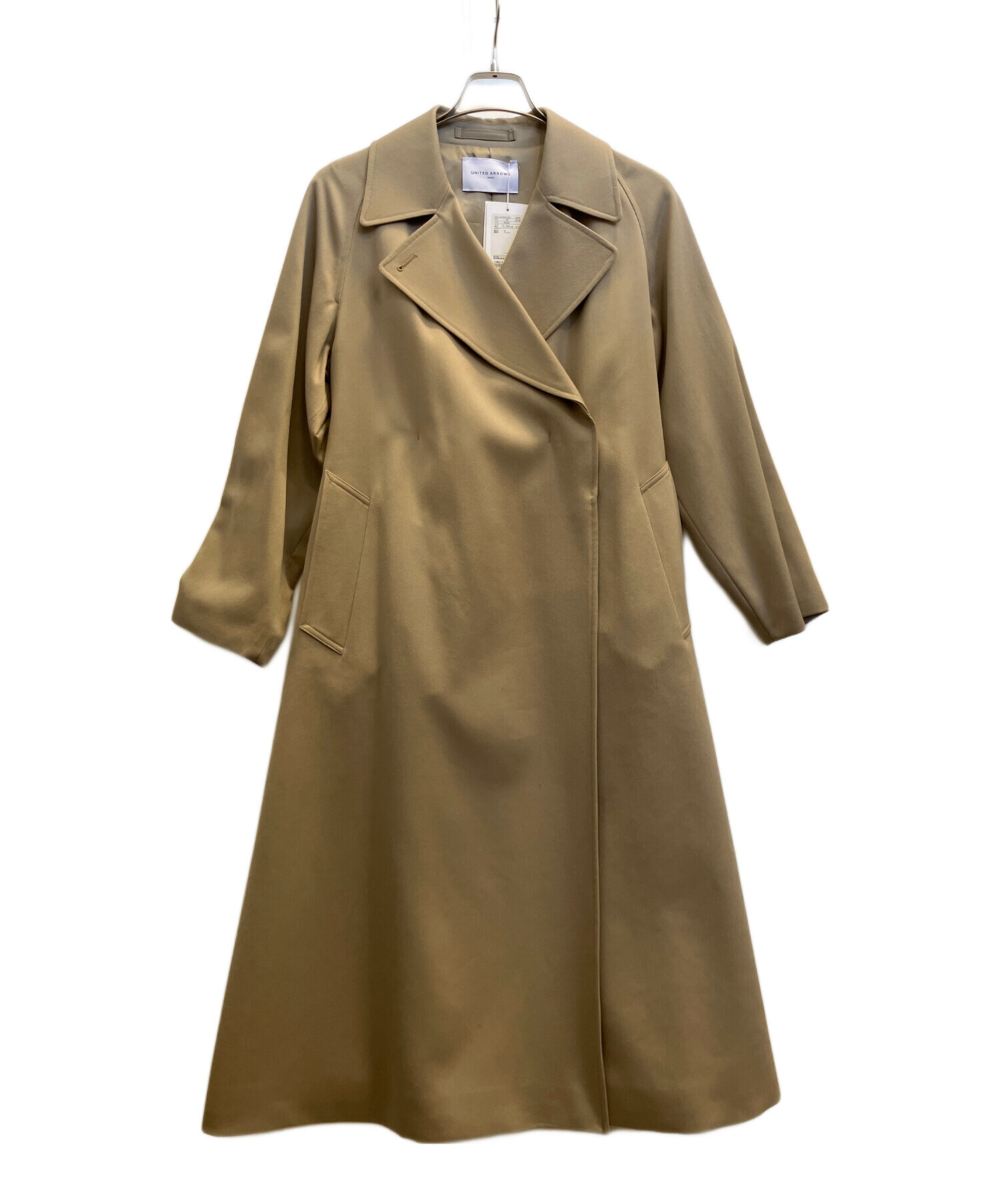 ユナイテッドアローズ　ベルテッドコート　36 ベージュ 中古・古着通販】UNITED ARROWS (ユナイテッドアローズ) W/ギャバ