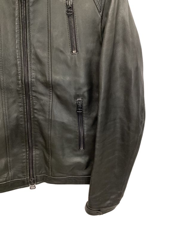 中古・古着通販】DACUTE (ダクテ) レザージャケット ブラック サイズ