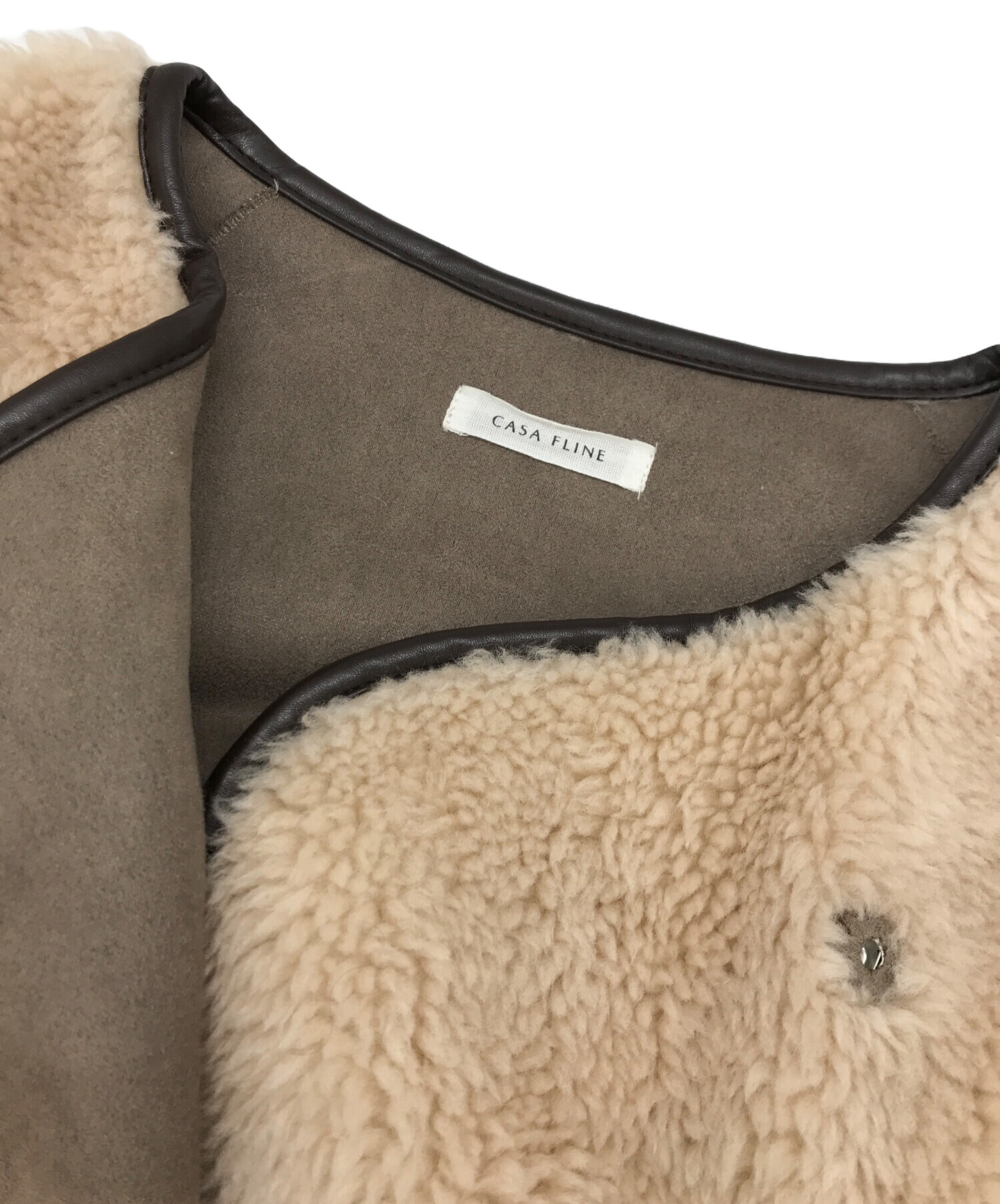 中古・古着通販】CASA FLINE (カーサフライン) ウールボアコート