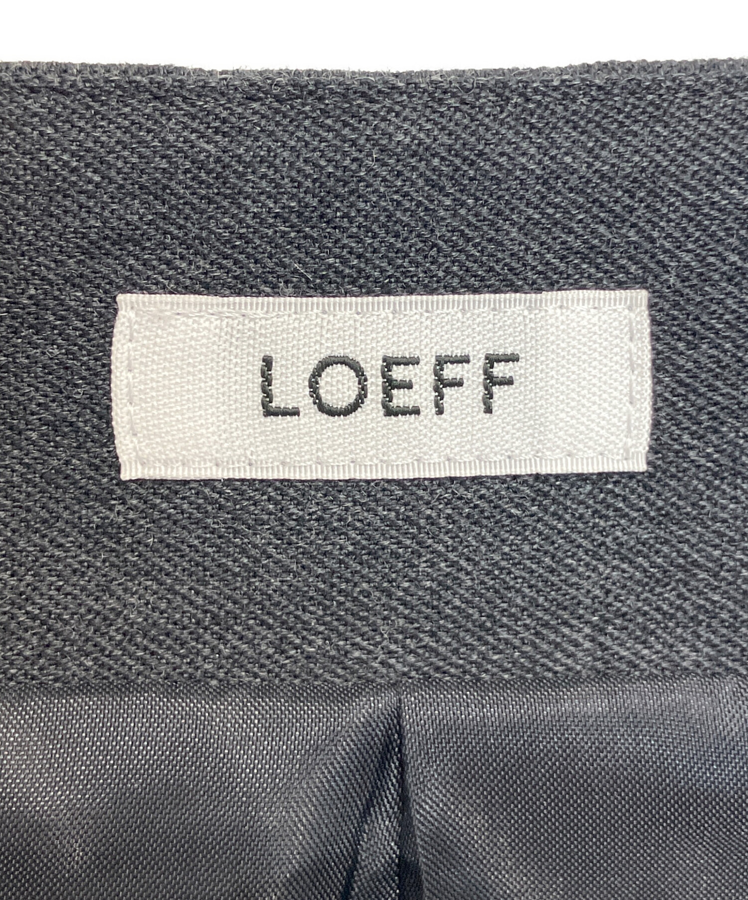 ロエフ ギャバベスト ジレ LOEFF（ロエフ）の「＜LOEFF＞ギャバ キャミソール ベスト（ベスト