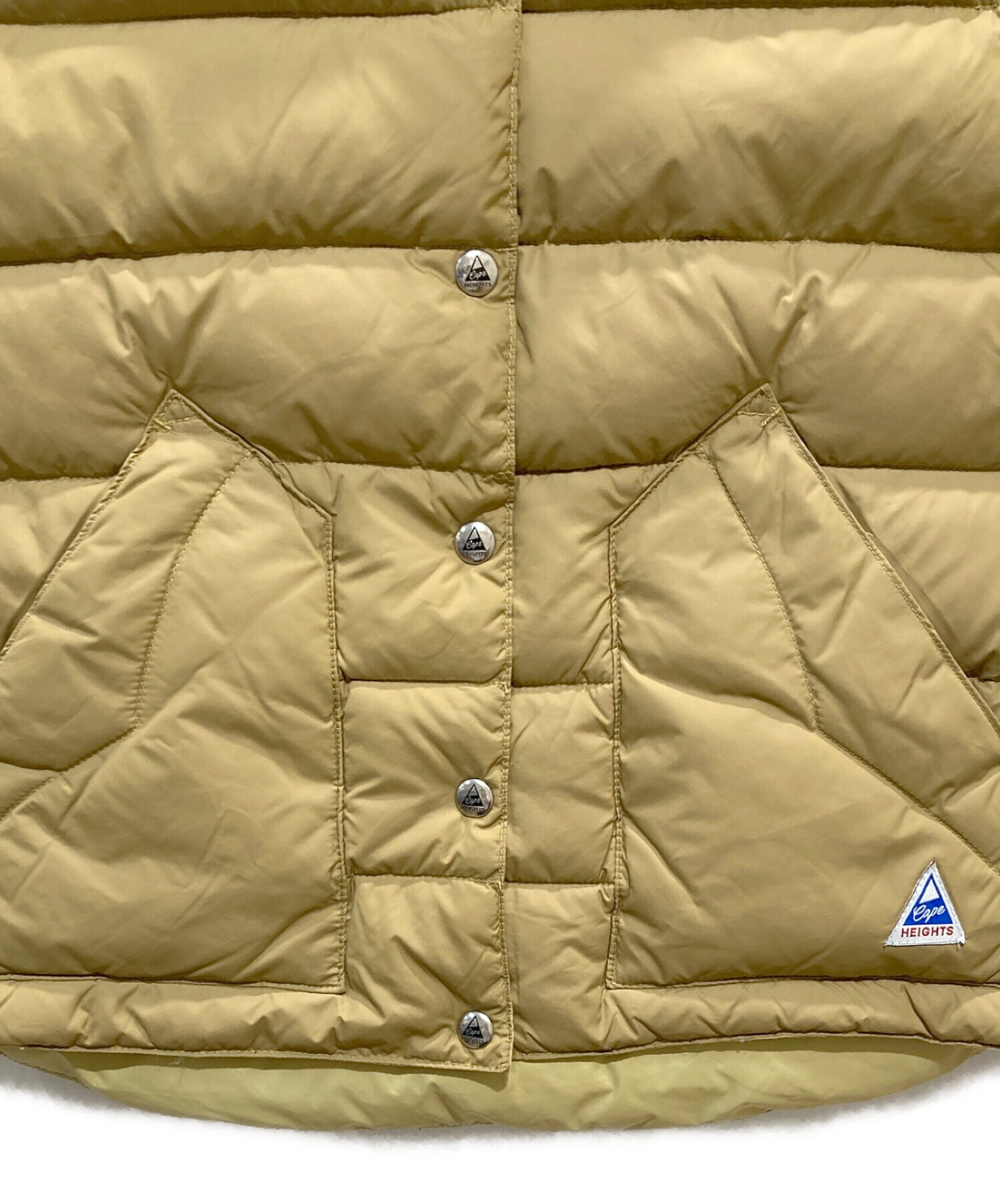 中古・古着通販】Cape HEIGHTS (ケープハイツ) レザー切替ダウンベスト