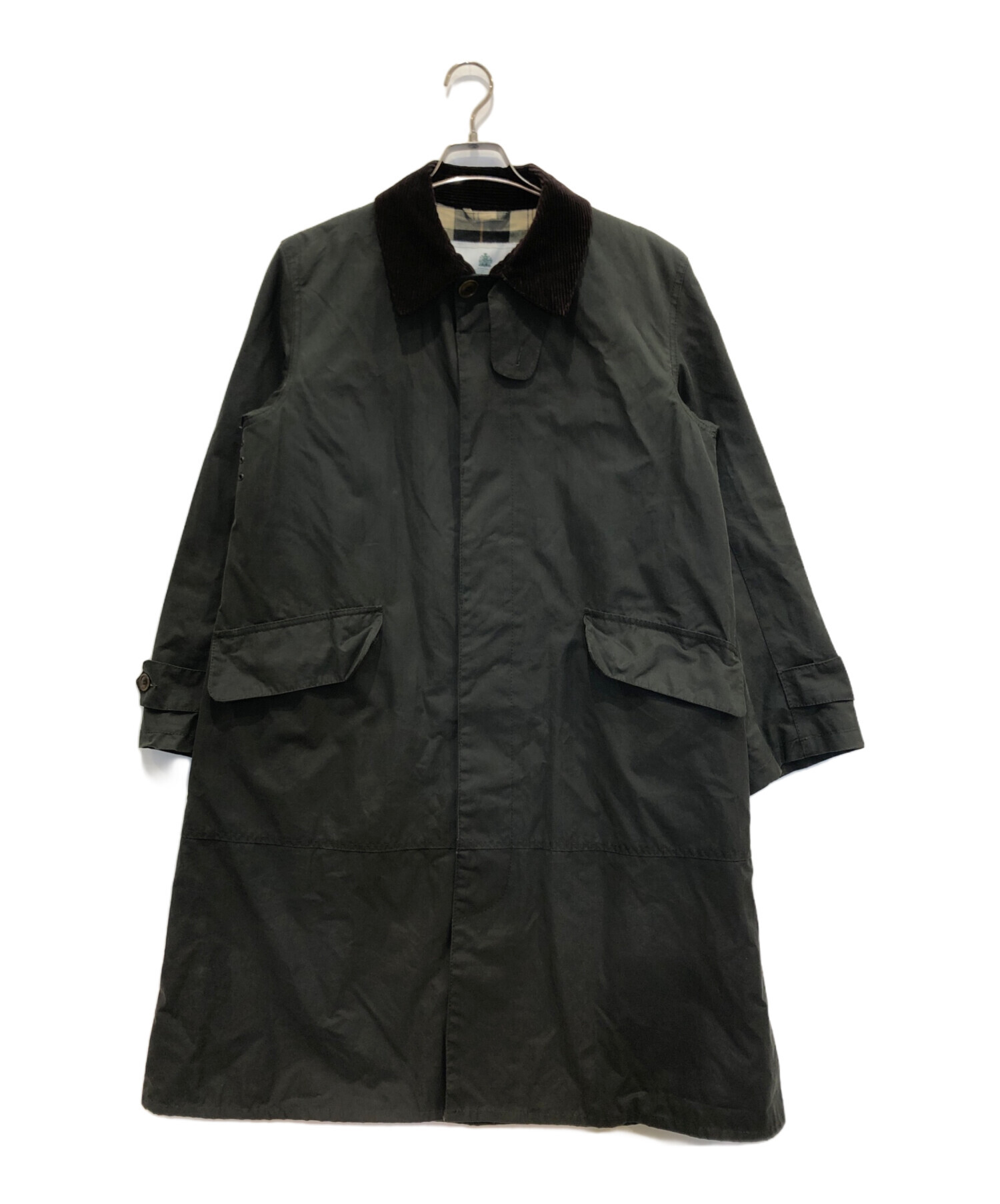 中古・古着通販】Barbour (バブアー) SINGLE BREASTED COAT カーキ