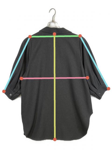 中古・古着通販】RIM.ARK (リムアーク) Skipper collar SH グレー 