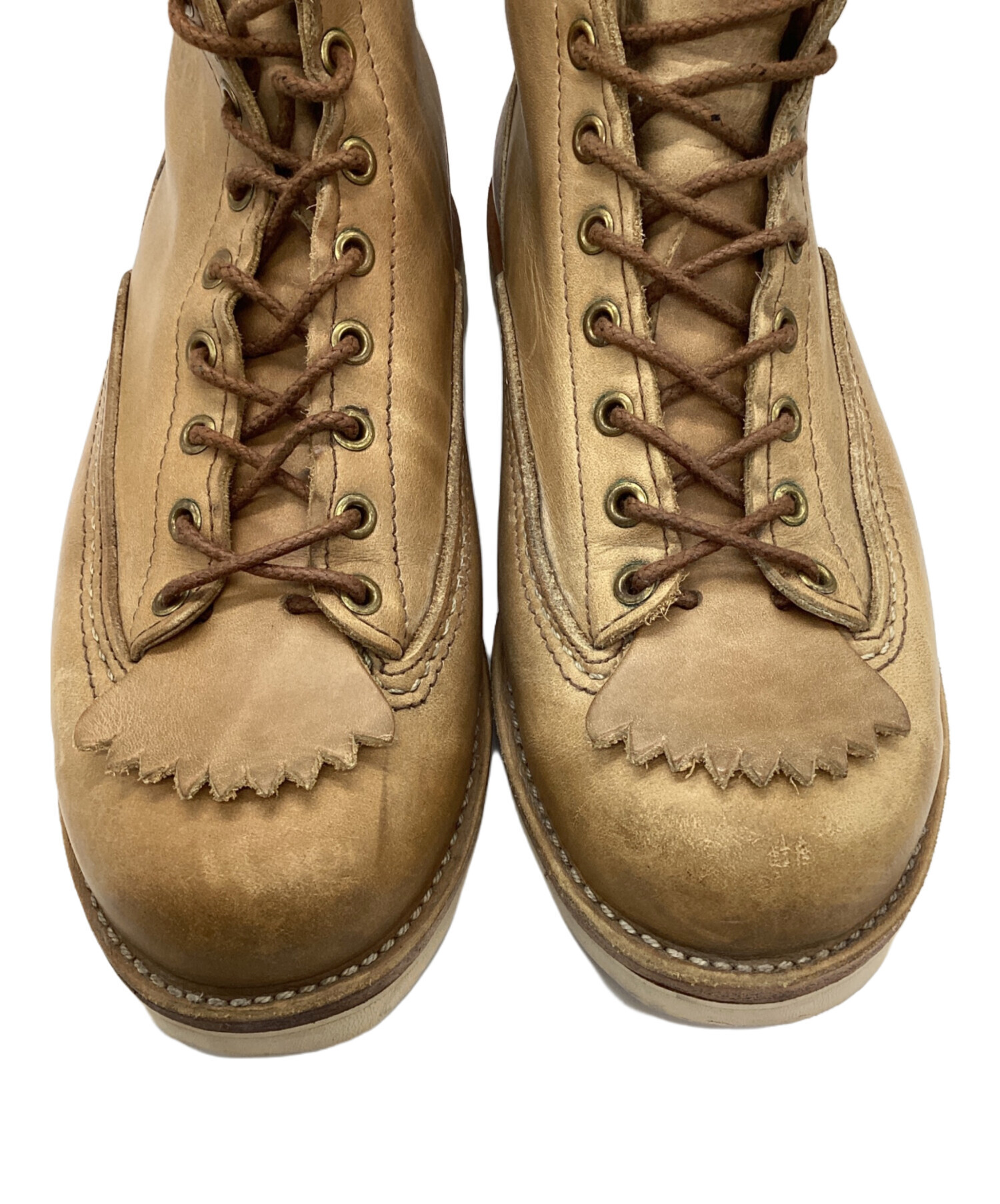 中古・古着通販】WESCO (ウェスコ) JOBMASTER ワークブーツ ベージュ 